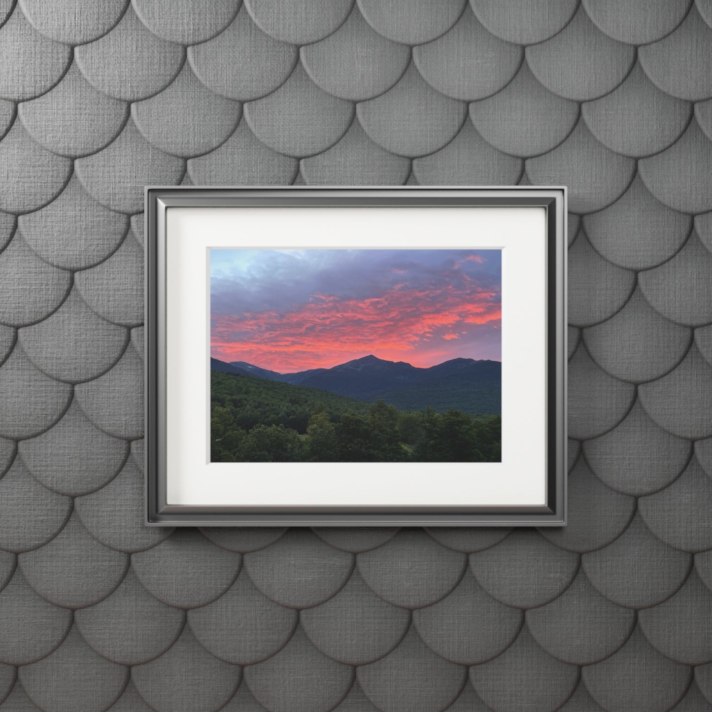 Sunset White mountains NH