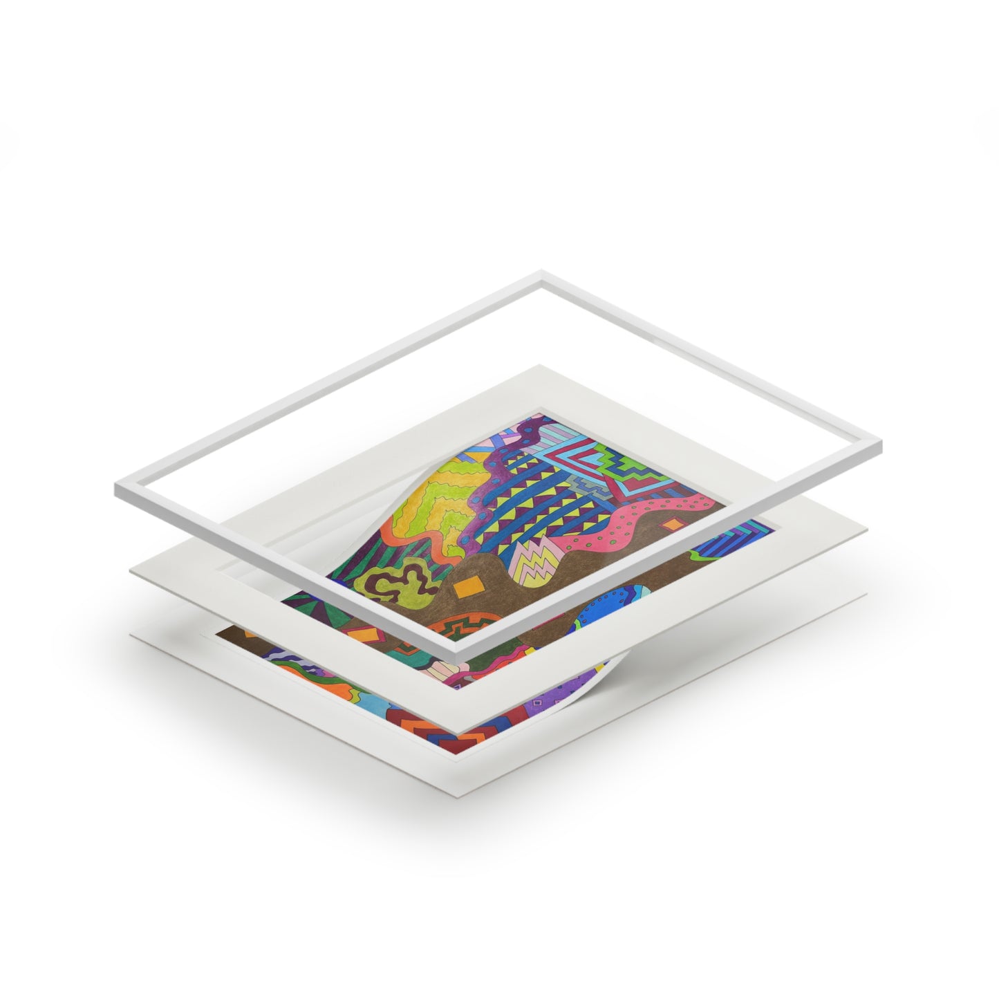 Fine Art Prints (Passepartout Paper Frame)