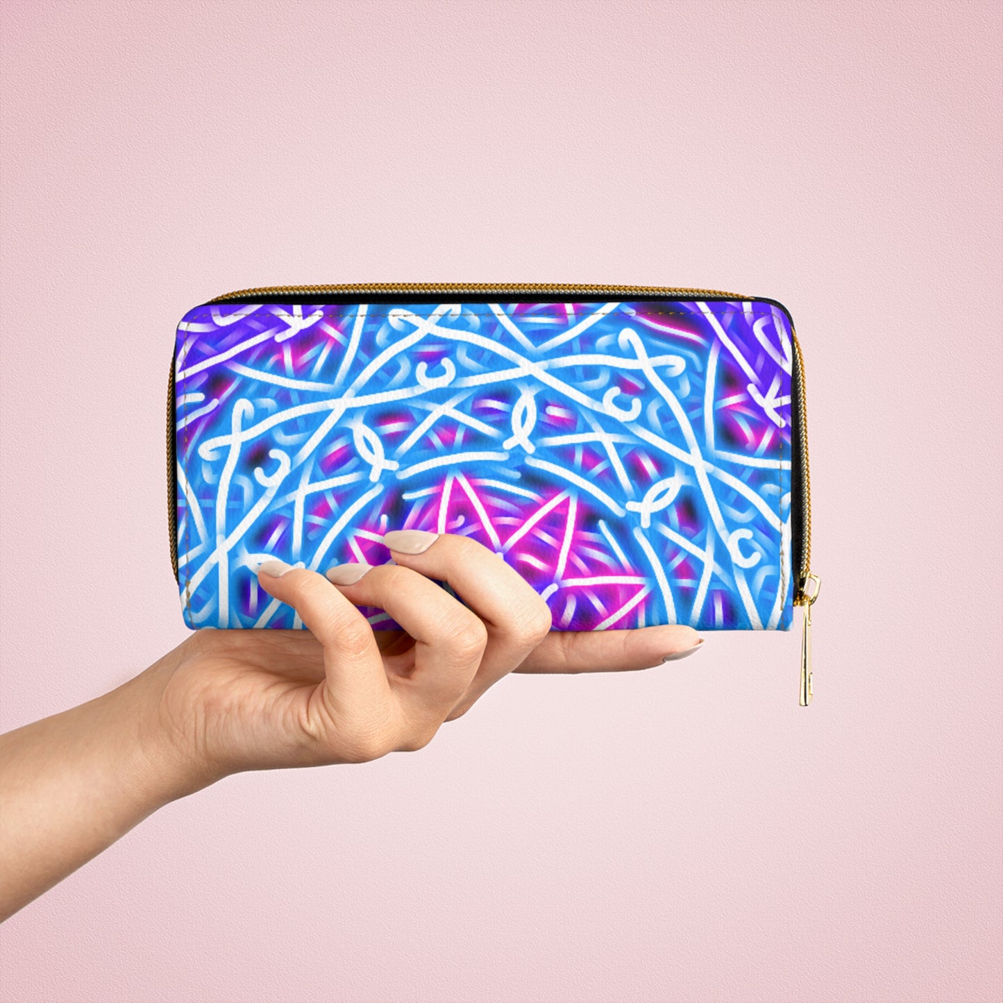 Kaleidoscope design Zipper Wallet