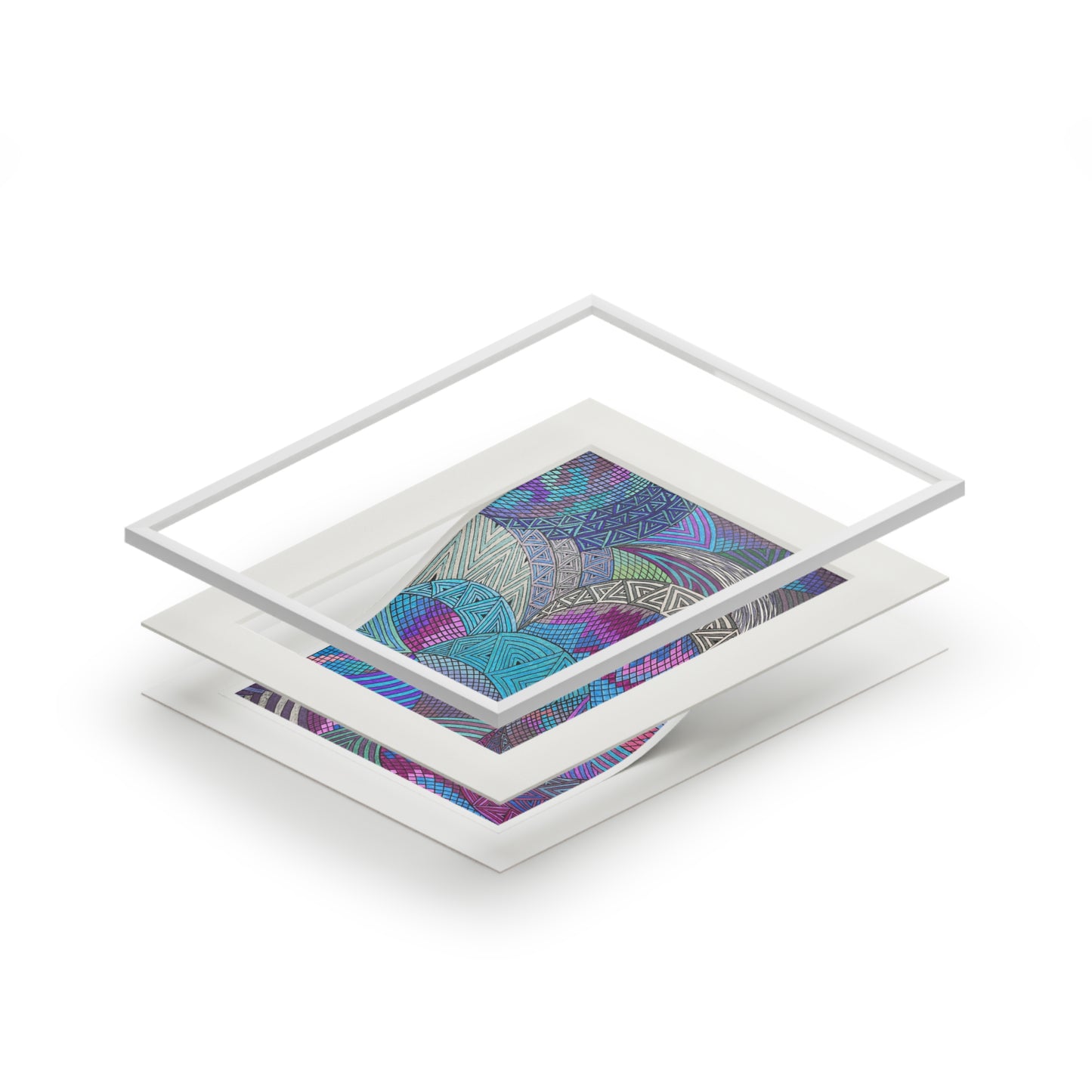Fine Art Prints (Passepartout Paper Frame)