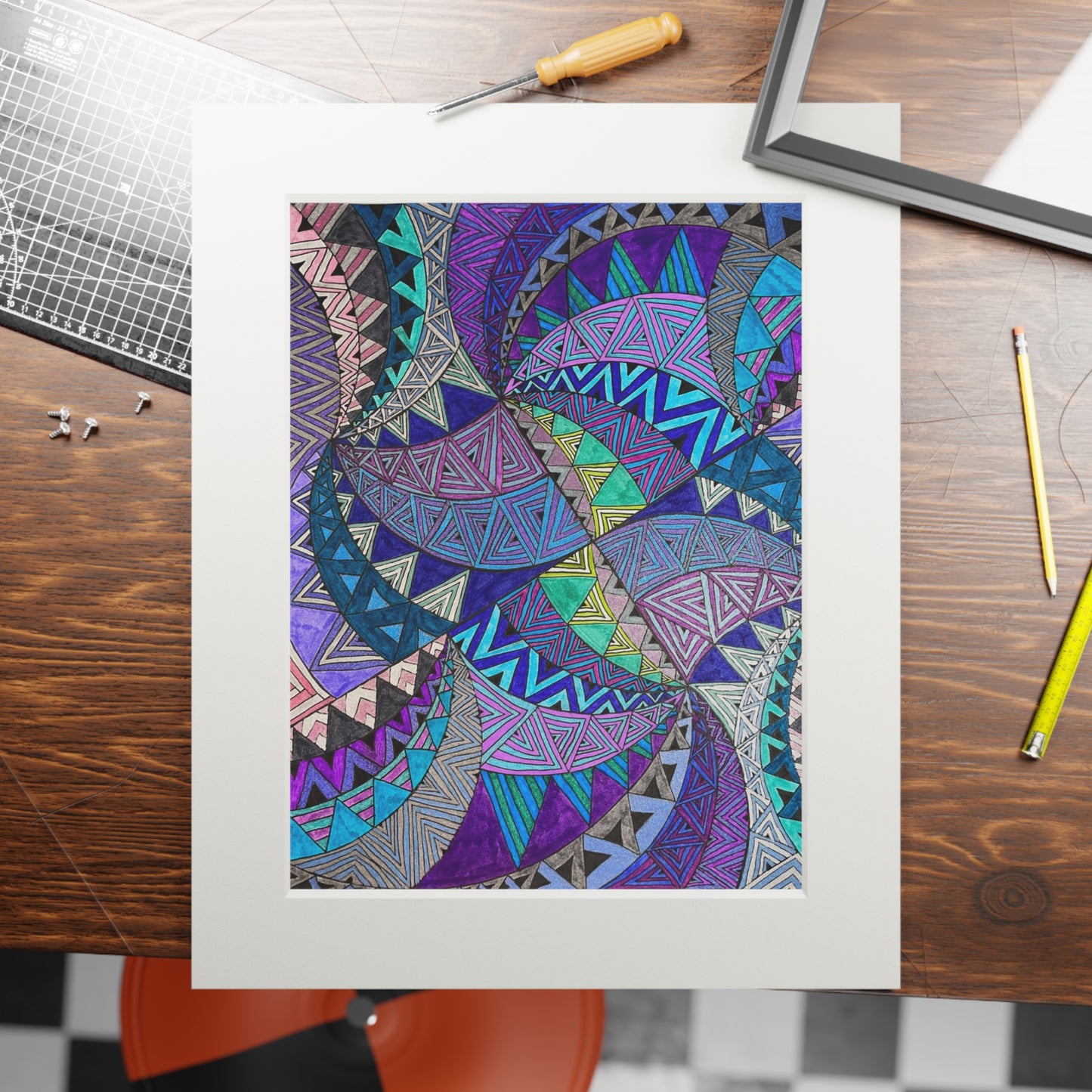 Fine Art Prints (Passepartout Paper Frame)