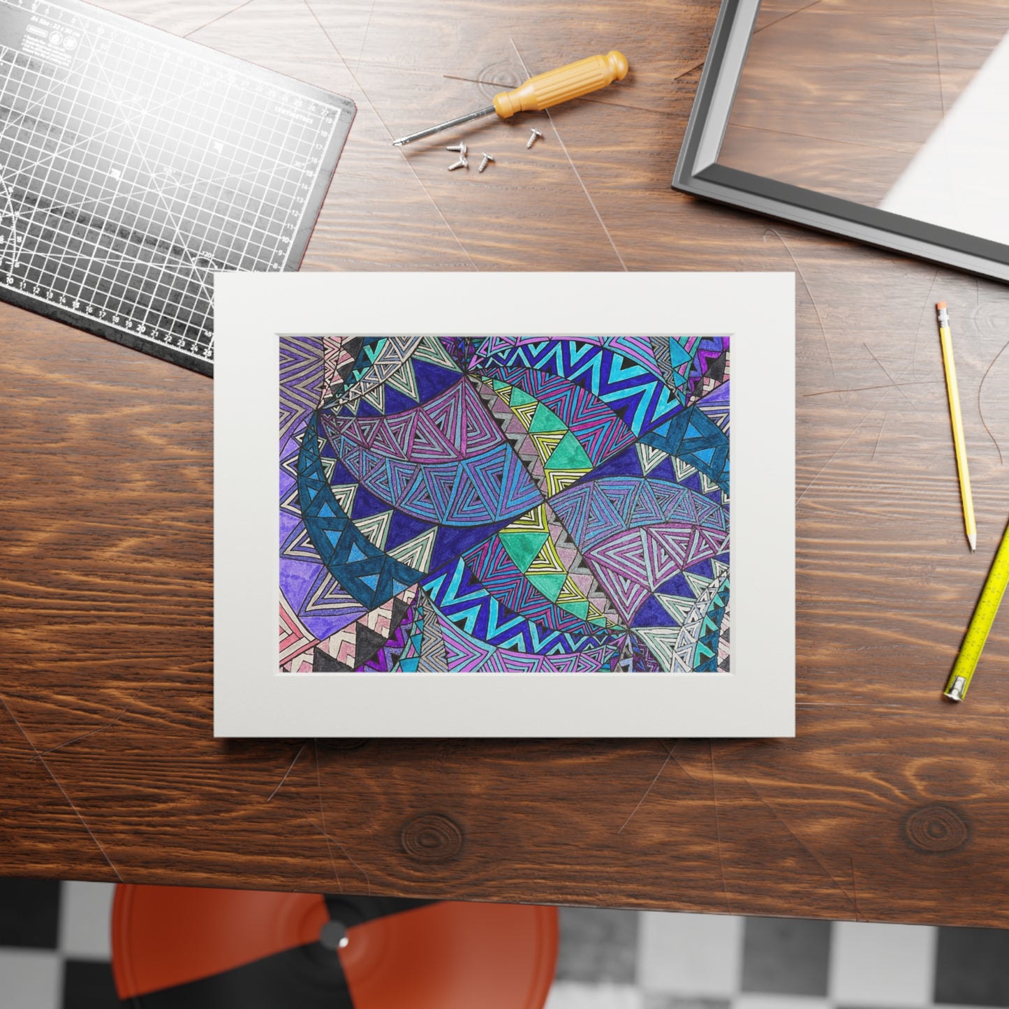 Fine Art Prints (Passepartout Paper Frame)