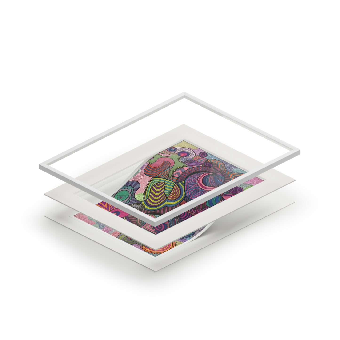 Fine Art Prints (Passepartout Paper Frame)