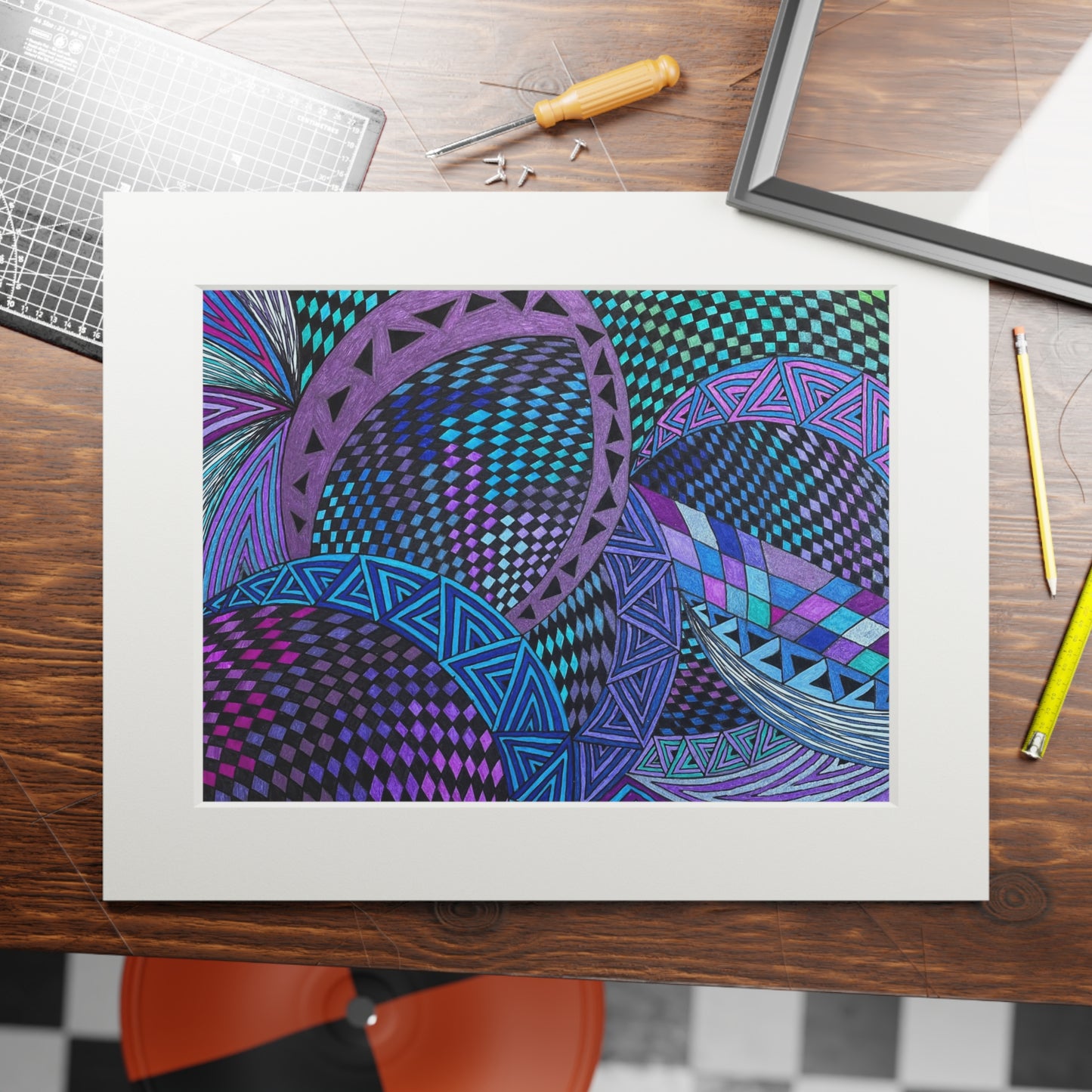 Fine Art Prints (Passepartout Paper Frame)