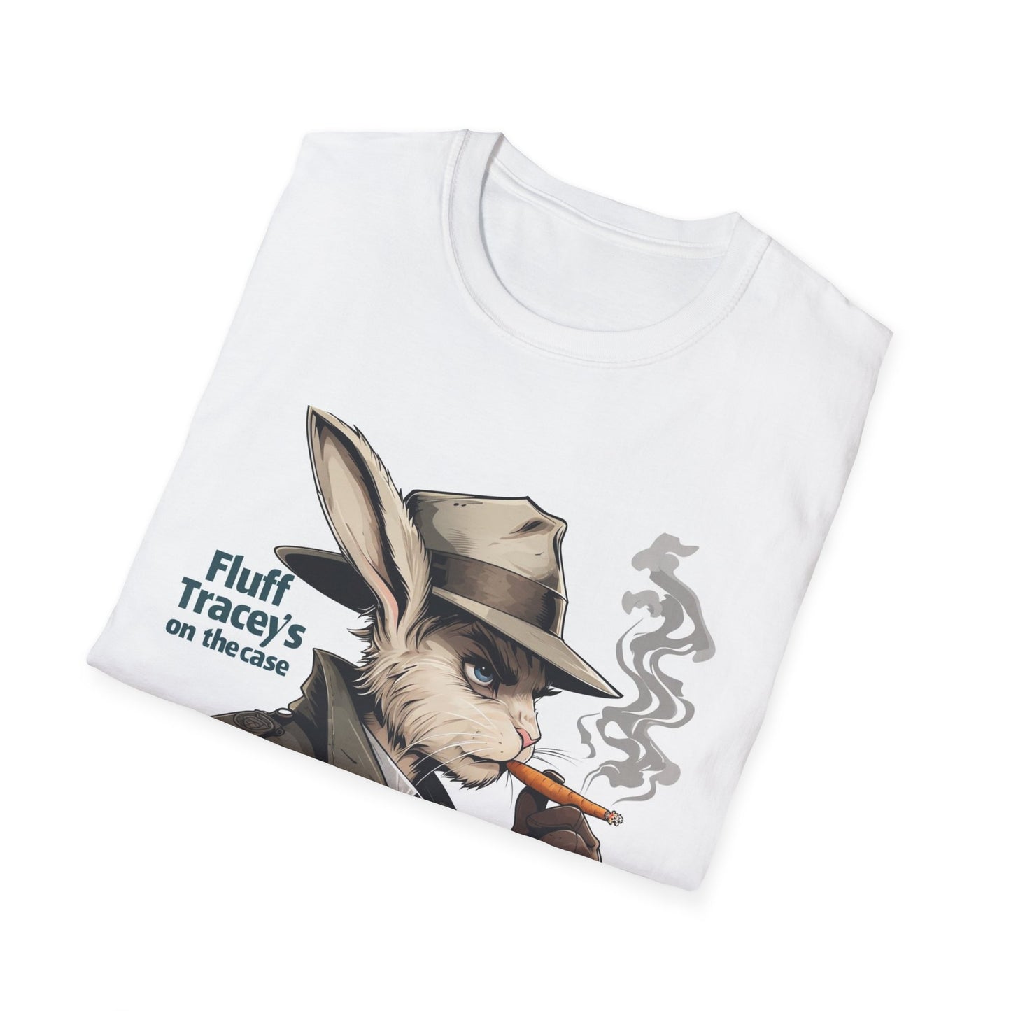 Funny Bunny Unisex Softstyle T-Shirt, Bun Tracy Saying, Humorous Tee, Cute Rabbit Shirt, Comical Top