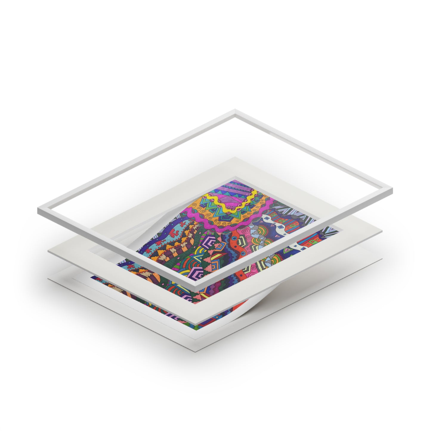 Fine Art Prints (Passepartout Paper Frame)