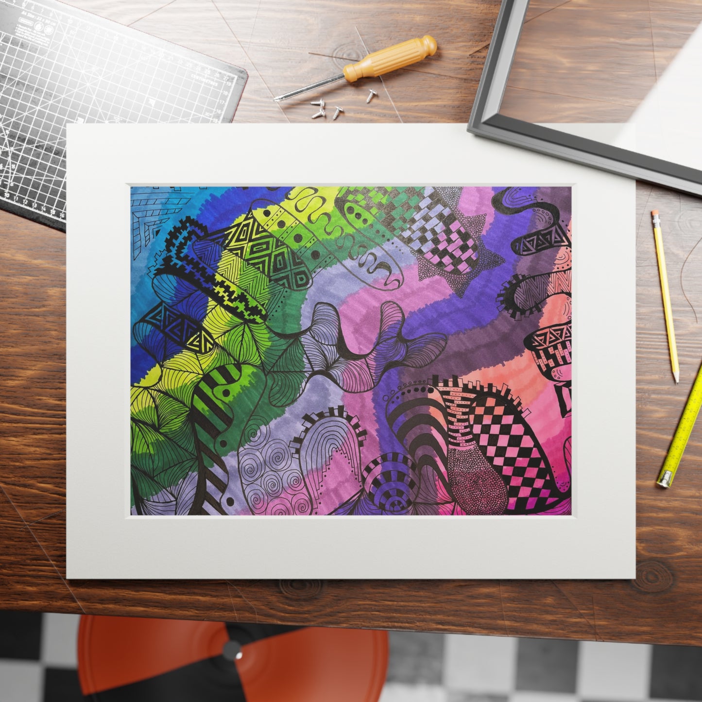 Fine Art Prints (Passepartout Paper Frame)