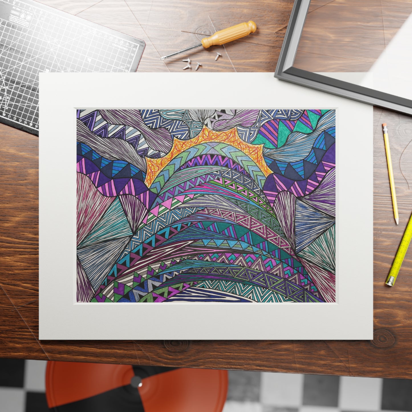 Fine Art Prints (Passepartout Paper Frame)
