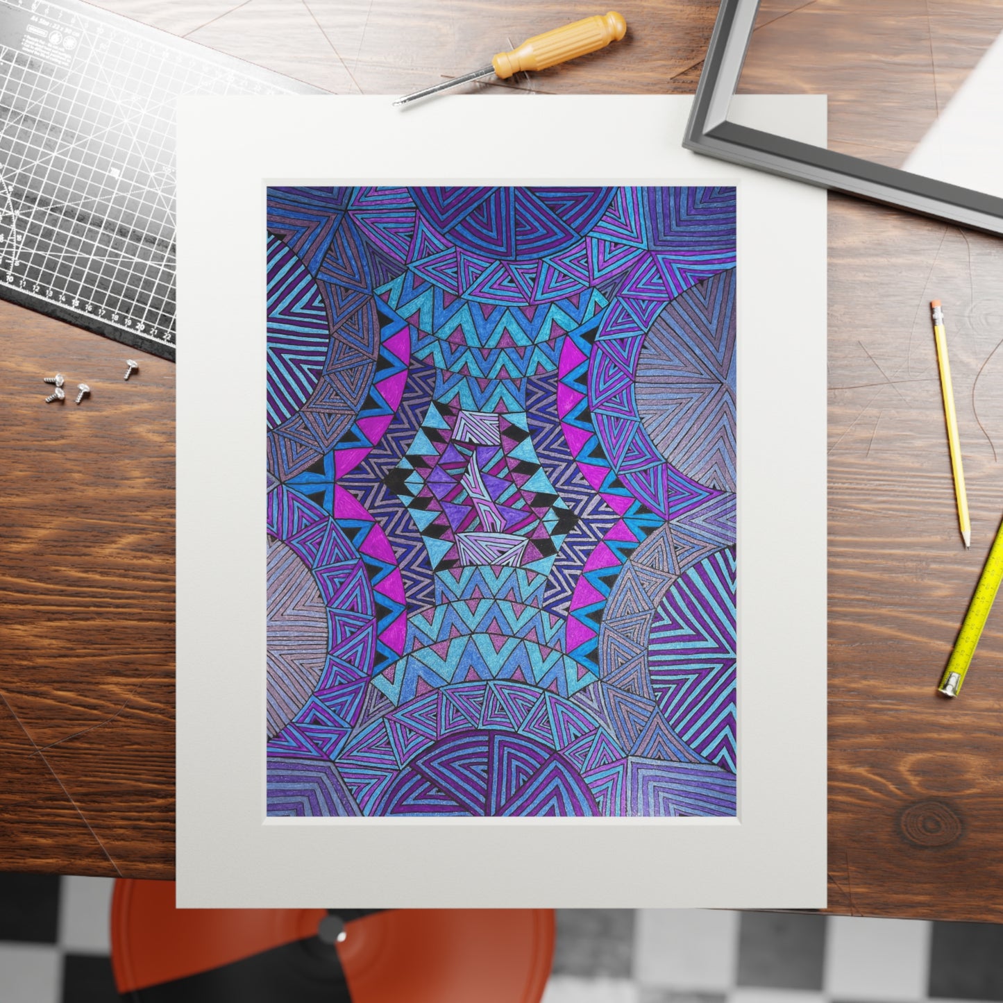 Fine Art Prints (Passepartout Paper Frame)