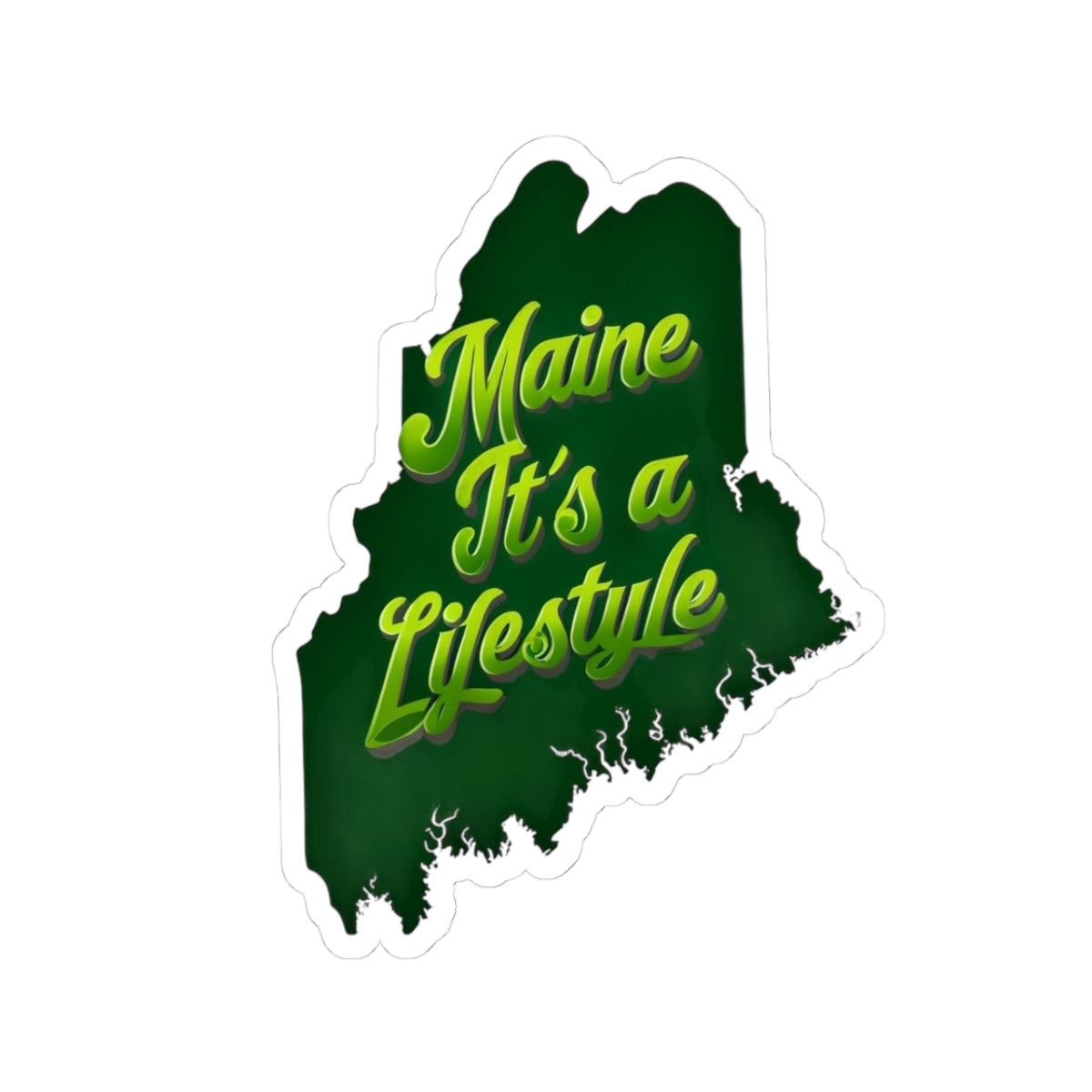 Mai e Life Style Sticker, Decorative Sticker, Kiss-Cut Sticker, Trendy Sticker, Vinyl Decal, Laptop Sticker