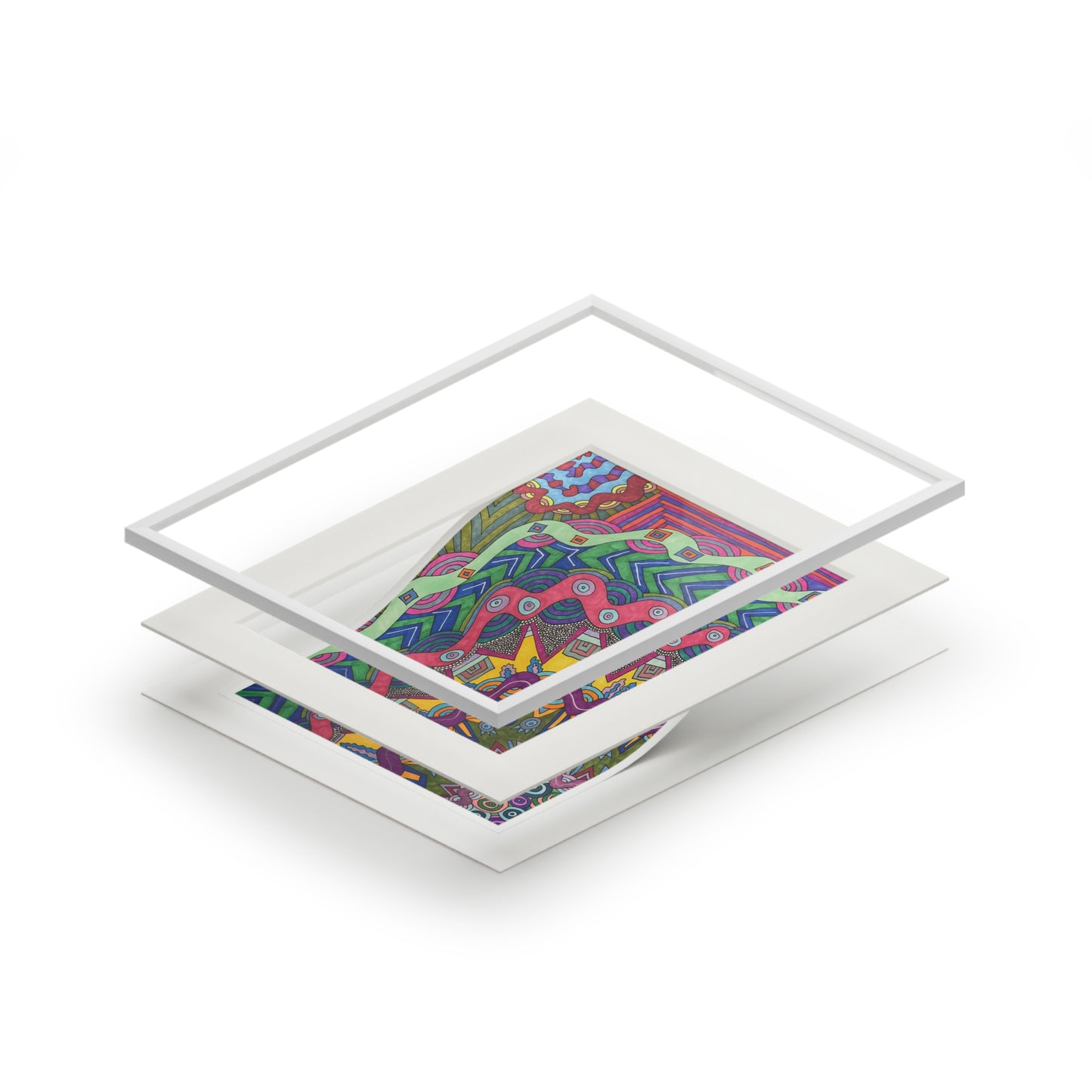 Fine Art Prints (Passepartout Paper Frame)