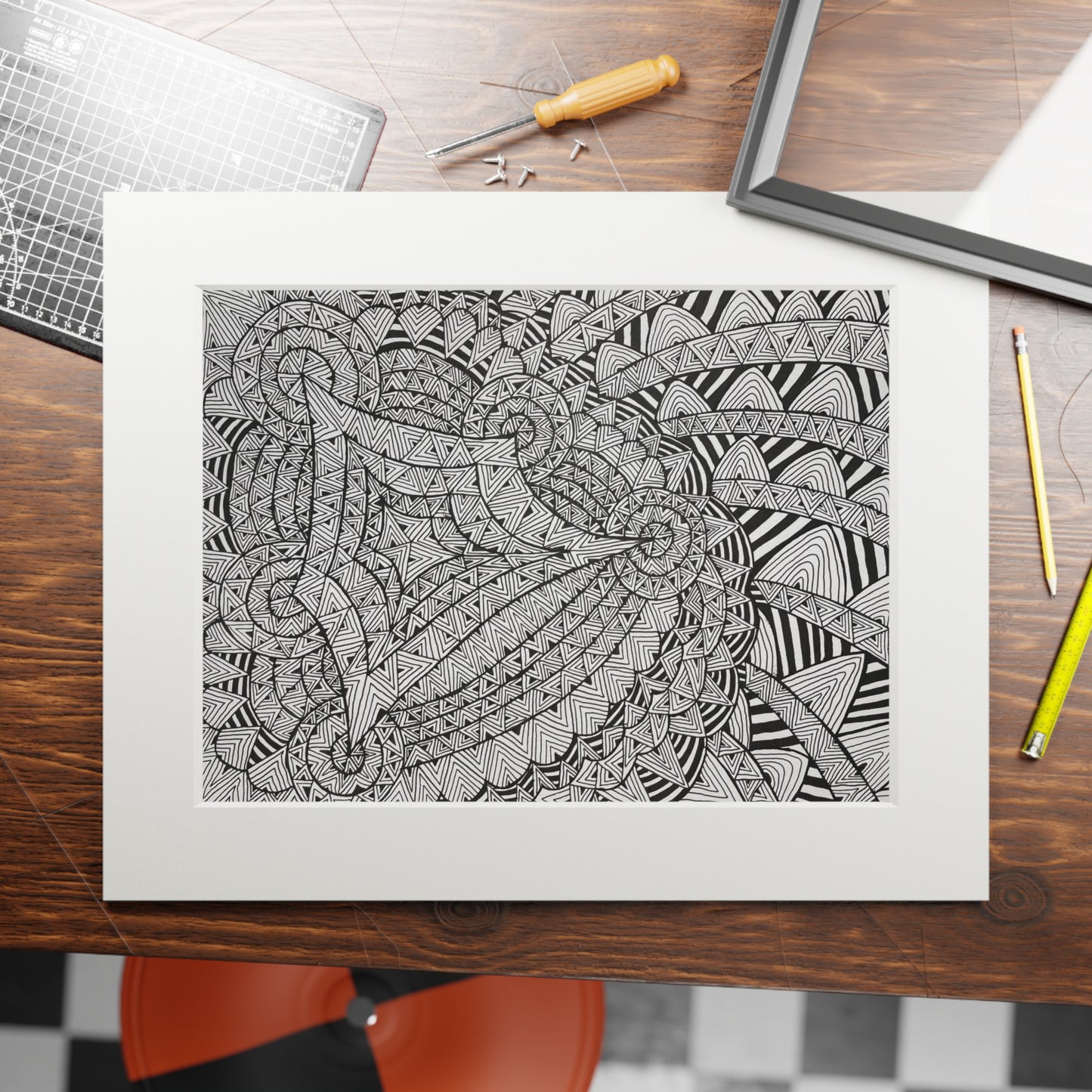 Fine Art Prints (Passepartout Paper Frame)