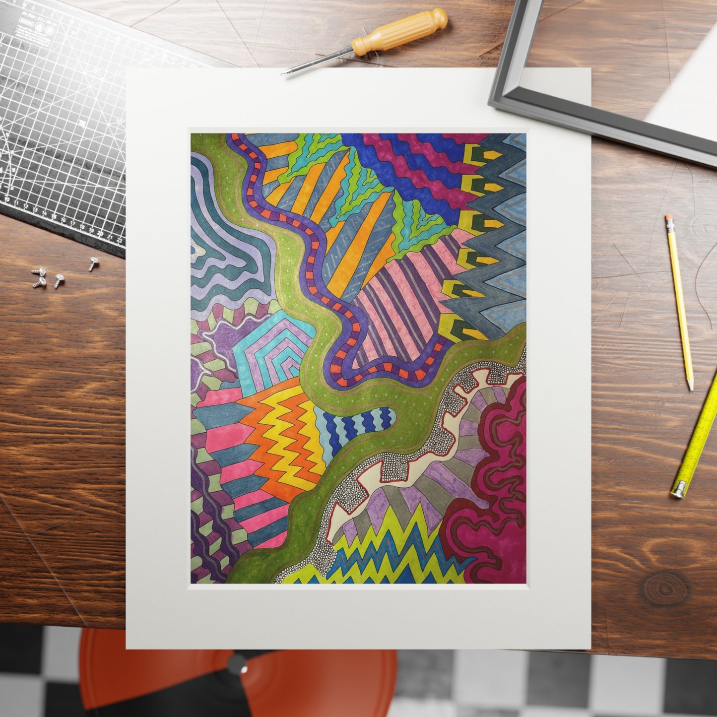 Fine Art Prints (Passepartout Paper Frame)