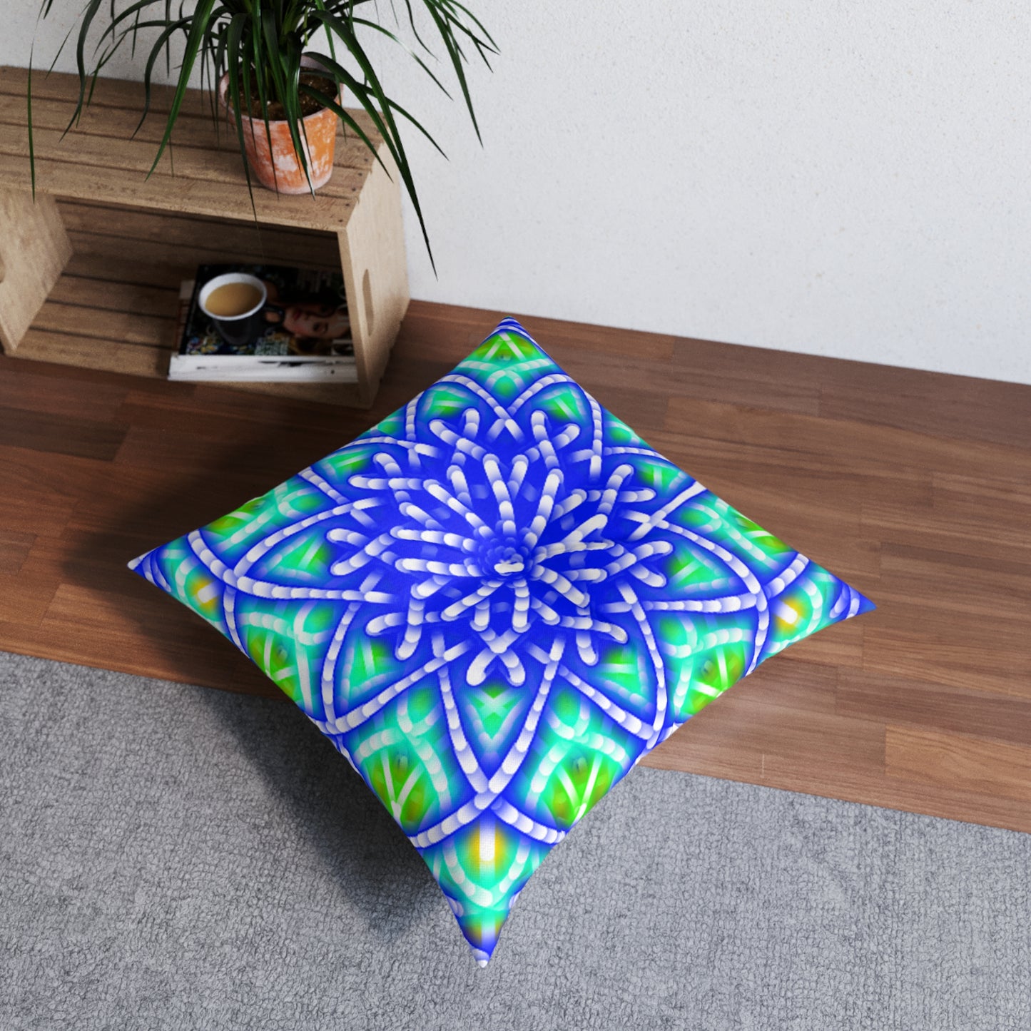Tufted Floor Pillow, Square