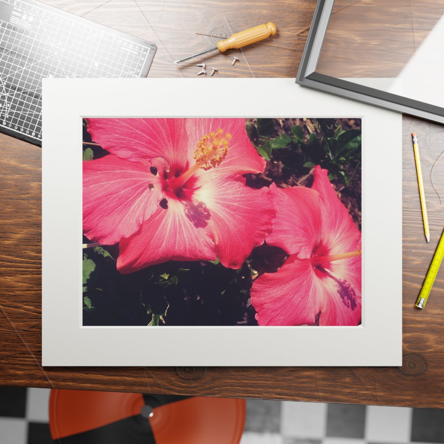 Secret garden red flowers