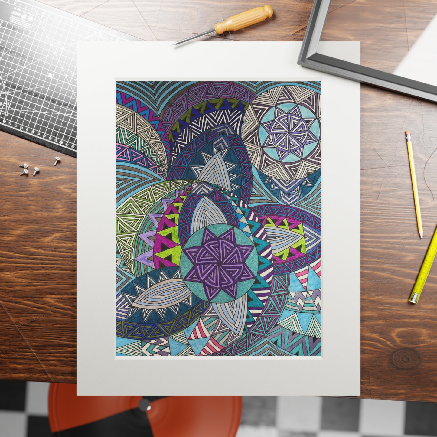 Fine Art Prints (Passepartout Paper Frame)