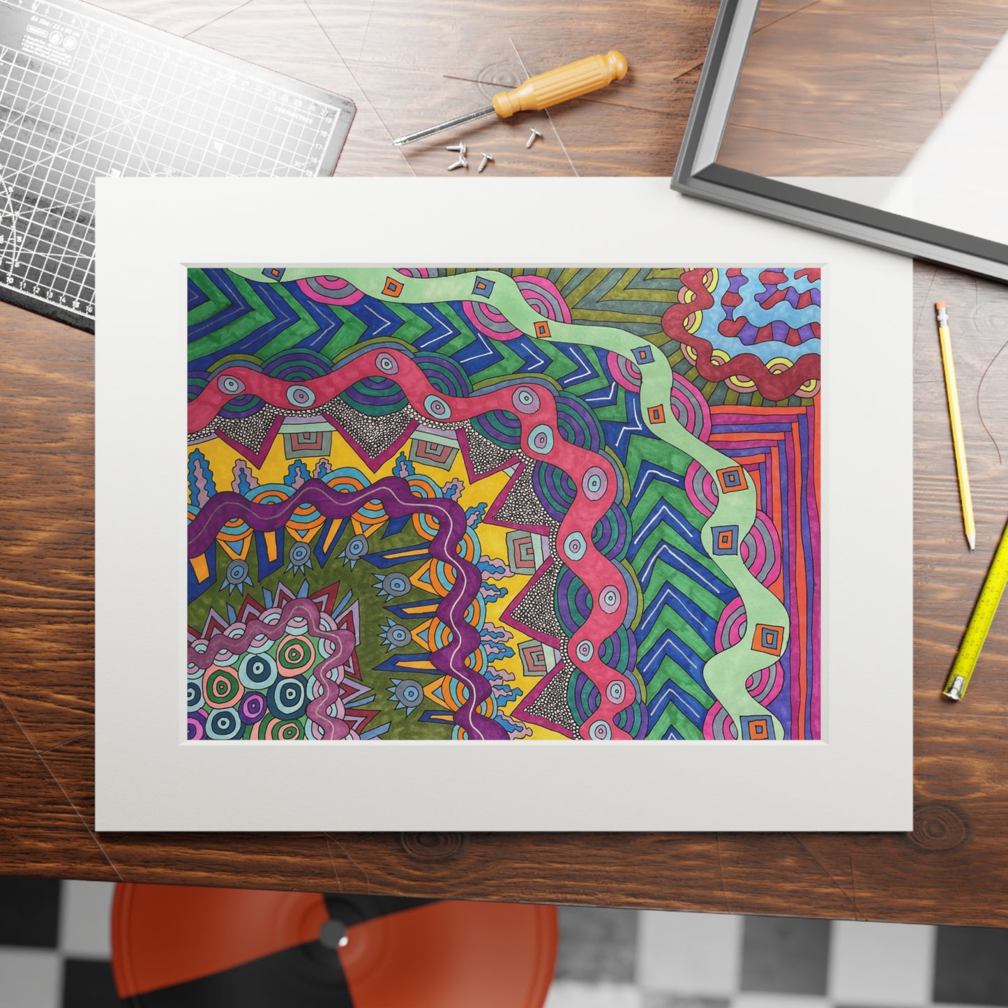 Fine Art Prints (Passepartout Paper Frame)