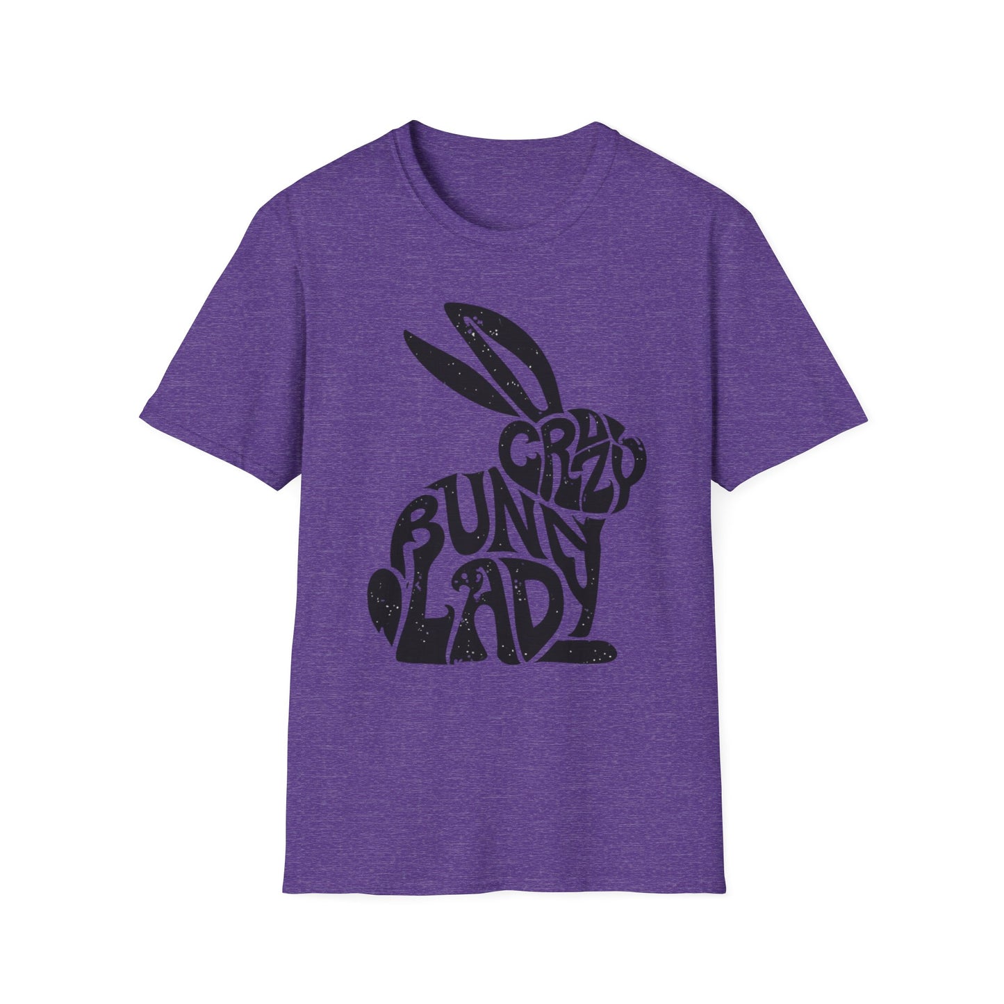 Crazy Bunny Lady T-Shirt - Funny Quote - Cute Bunny Lover Tee, Unisex Softstyle Shirt, Rabbit Graphic Tee, Animal Lover Gift, Bunny Mom