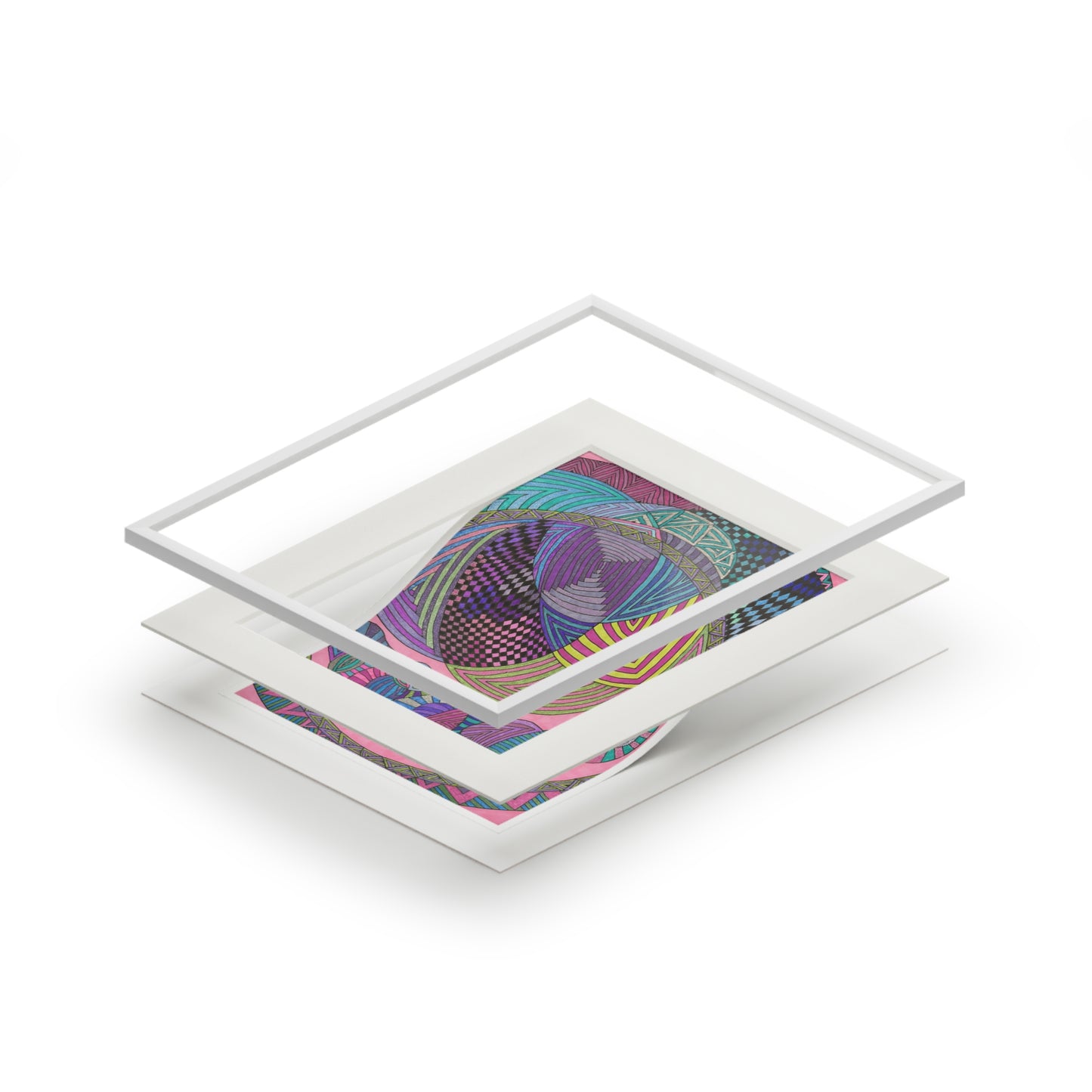 Fine Art Prints (Passepartout Paper Frame)