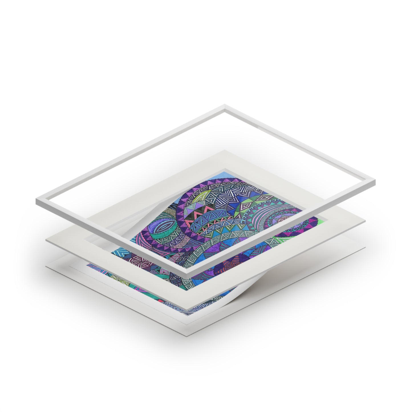 Fine Art Prints (Passepartout Paper Frame)