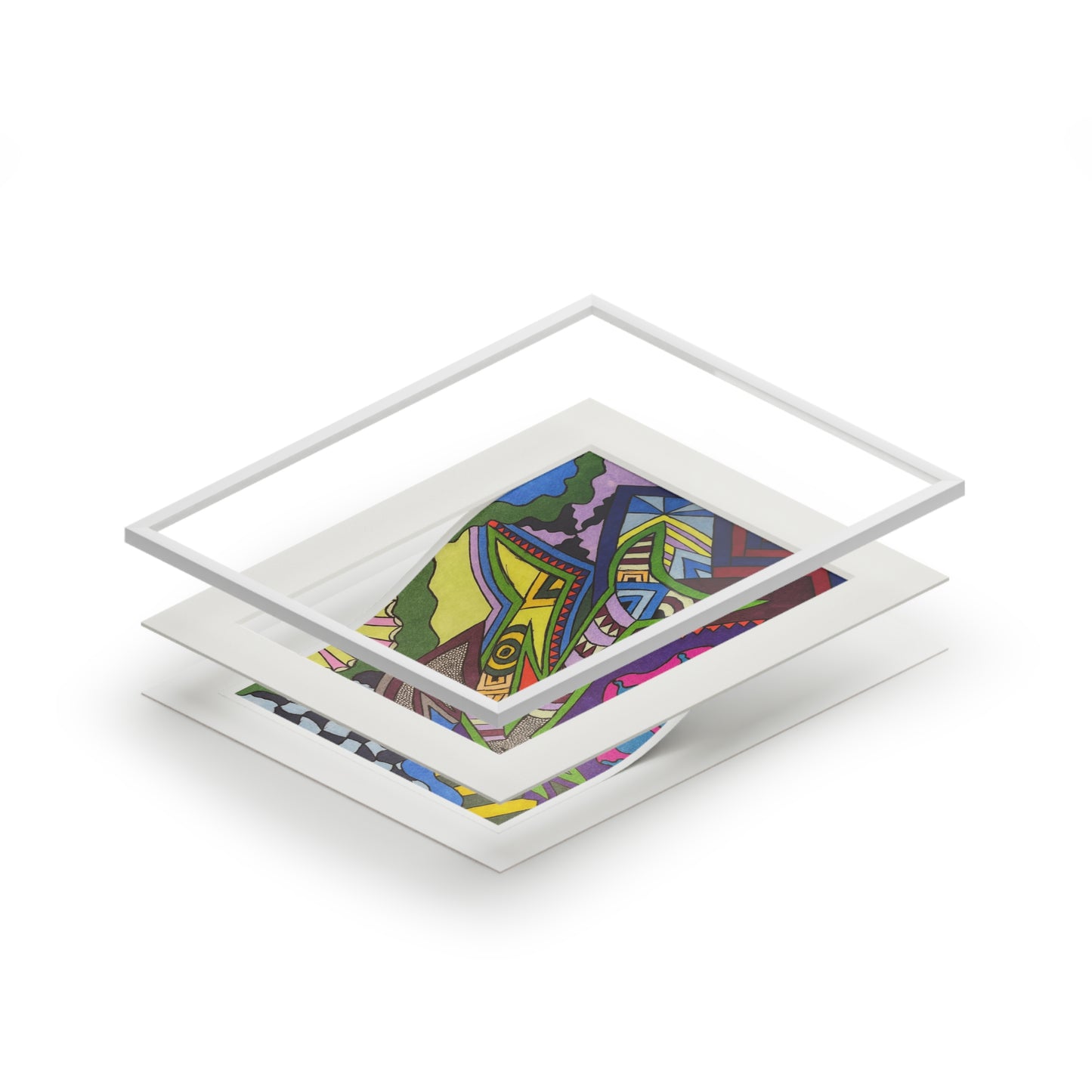 Fine Art Prints (Passepartout Paper Frame)