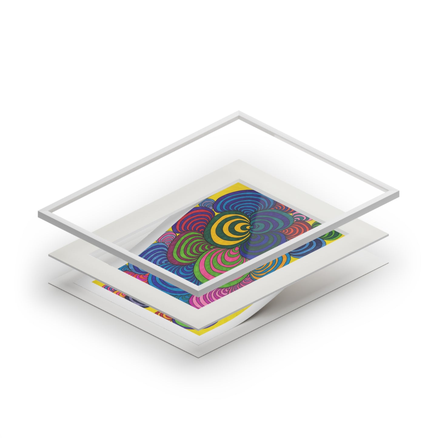 Fine Art Prints (Passepartout Paper Frame)