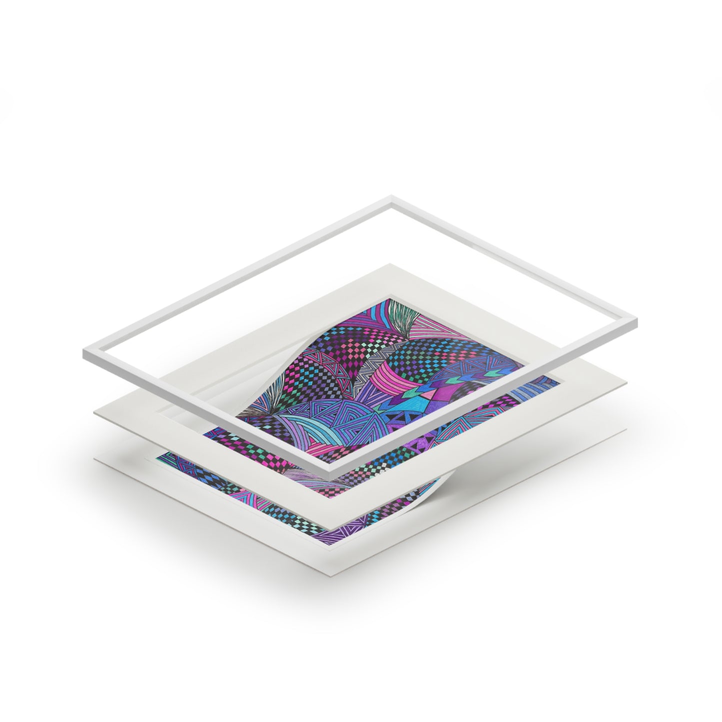 Fine Art Prints (Passepartout Paper Frame)