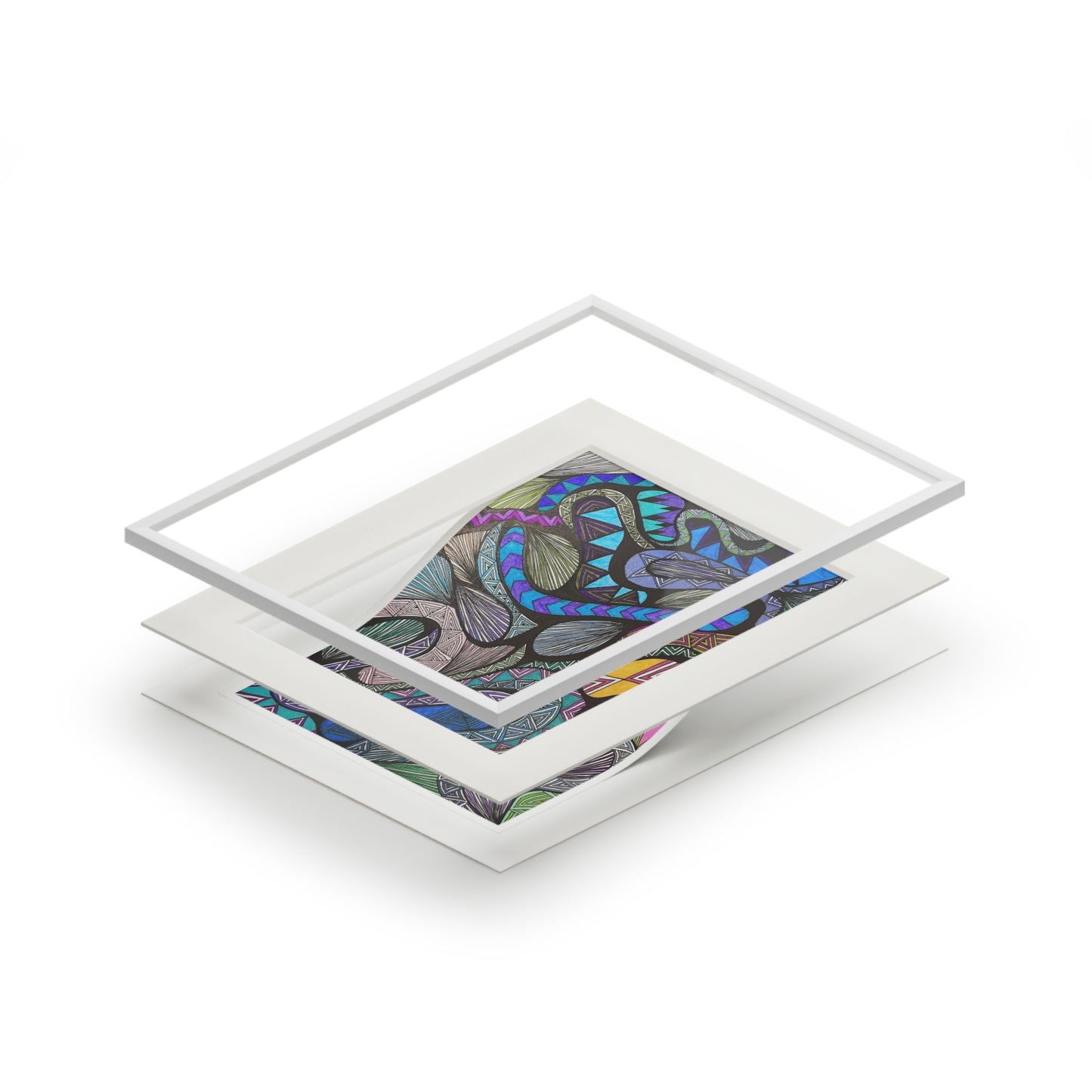 Fine Art Prints (Passepartout Paper Frame)