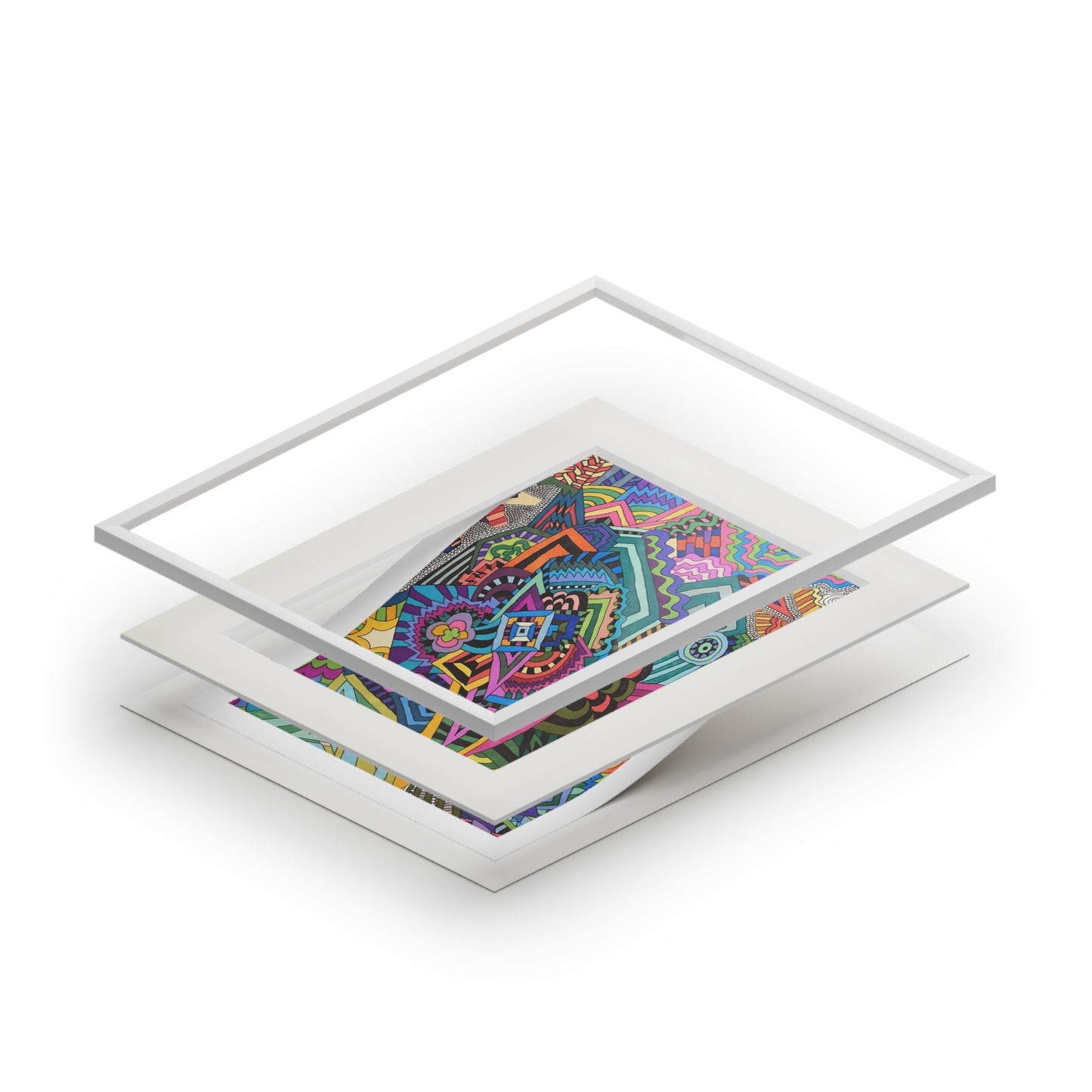 Fine Art Prints (Passepartout Paper Frame)