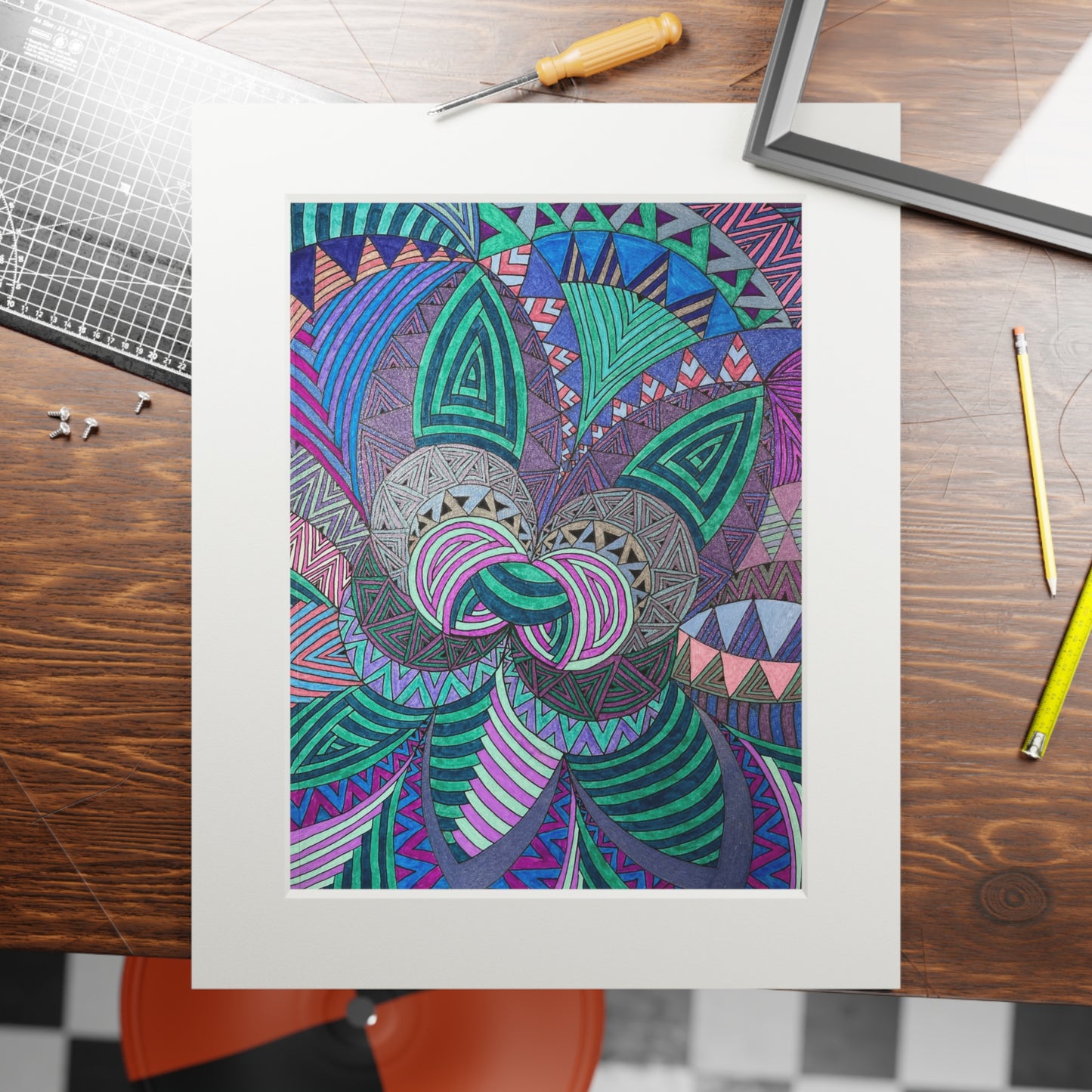 Fine Art Prints (Passepartout Paper Frame)