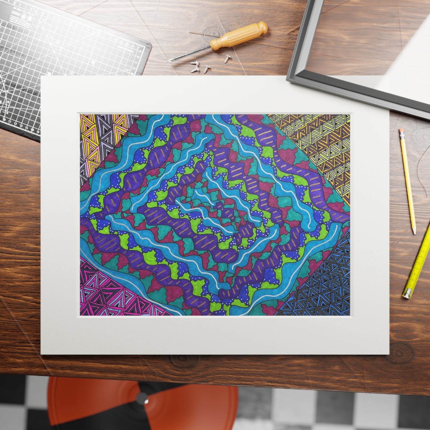 Fine Art Prints (Passepartout Paper Frame)