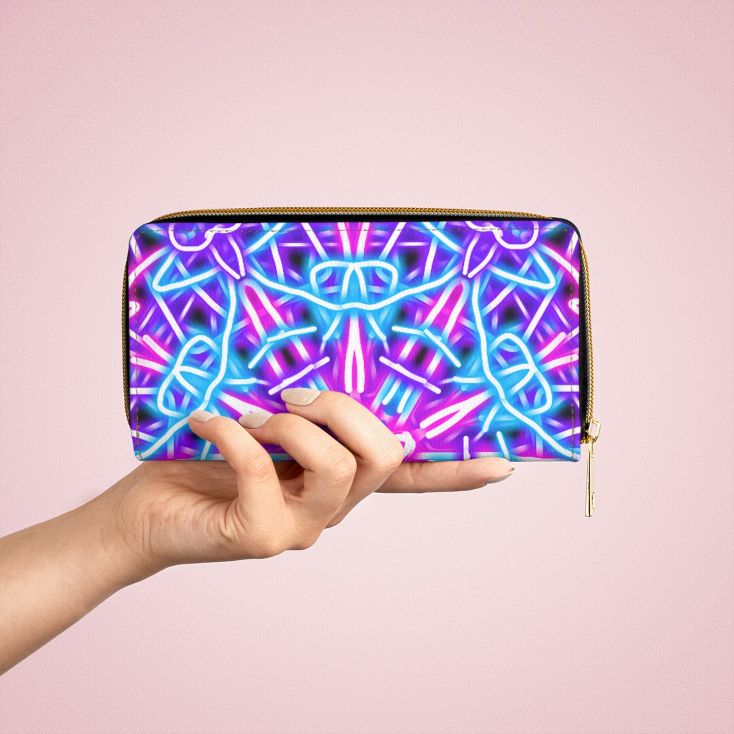 Kaleidoscopes design Zipper Wallet