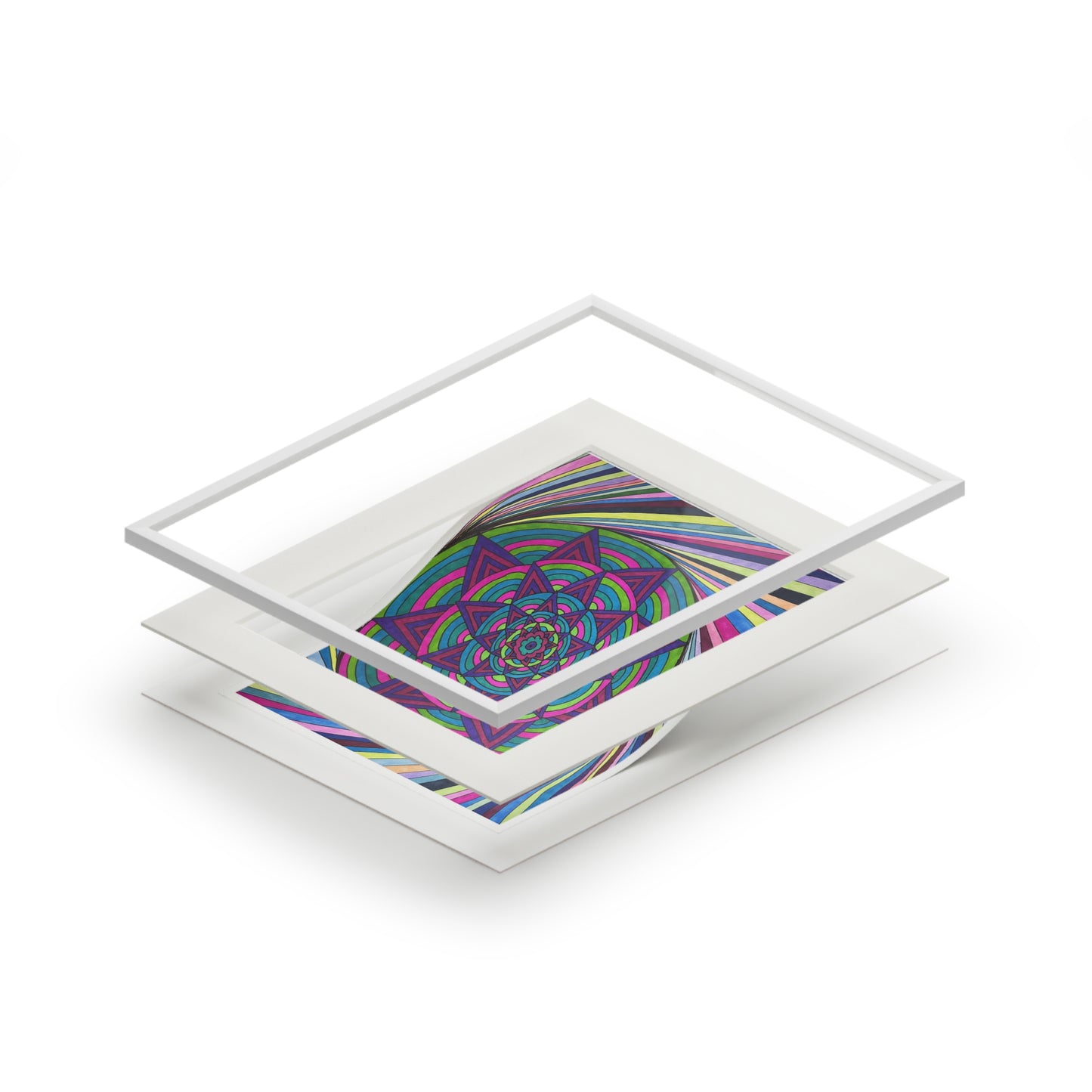 Fine Art Prints (Passepartout Paper Frame)