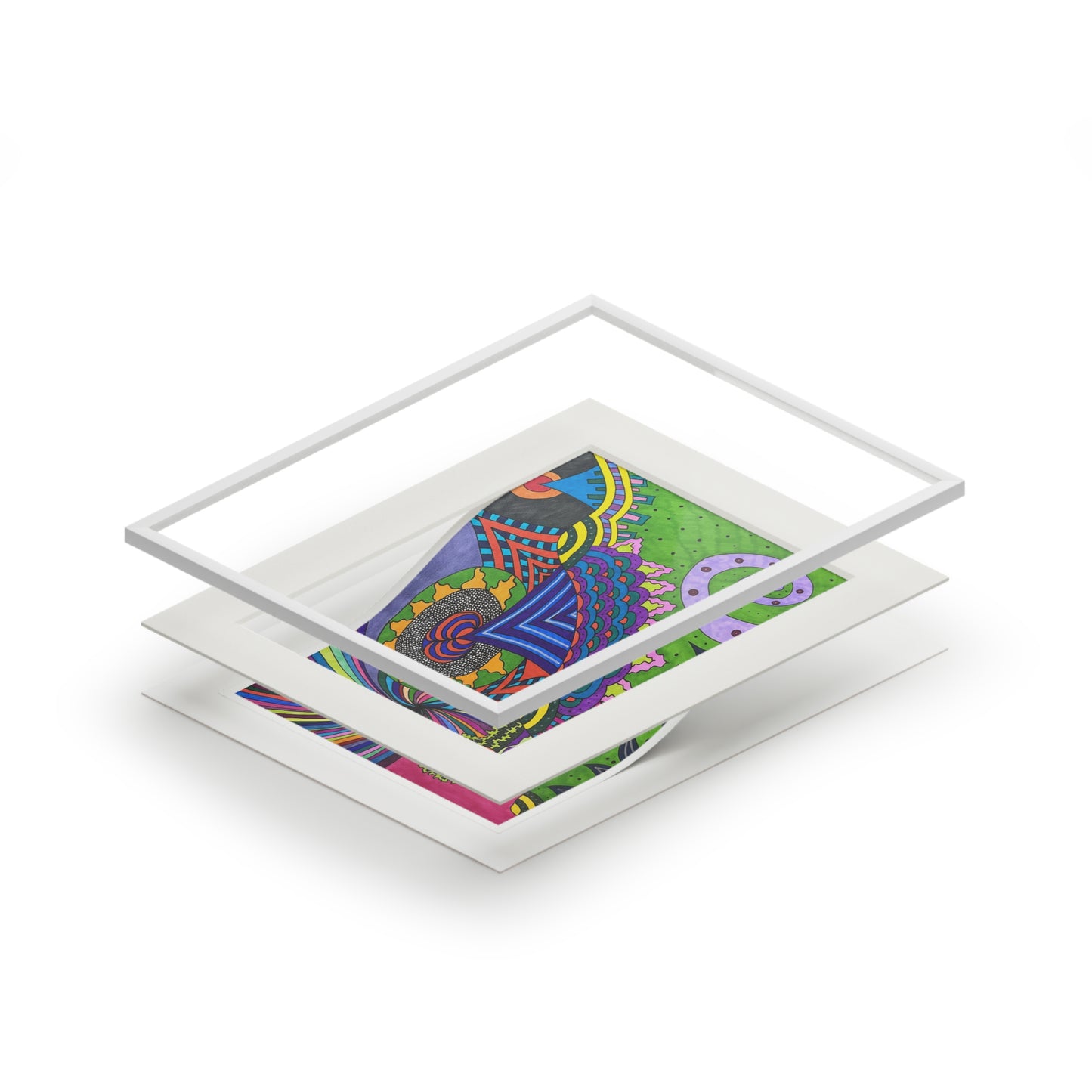 Fine Art Prints (Passepartout Paper Frame)