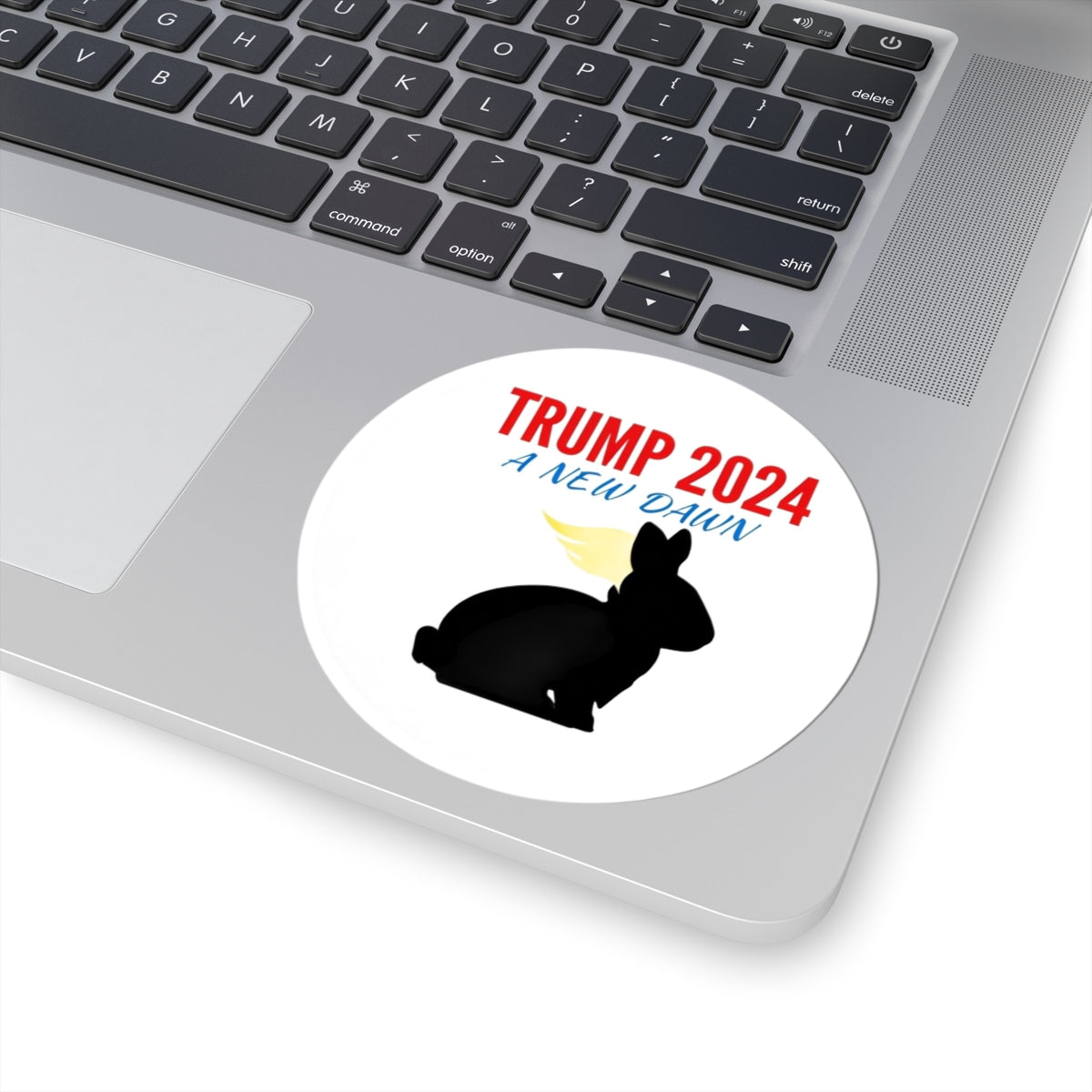 Trump 2024 Kiss-Cut Stickers - A New Dawn, Political Decal, Campaign Stickers, Laptop Accessories, Gift for Supporters, Party Decor
