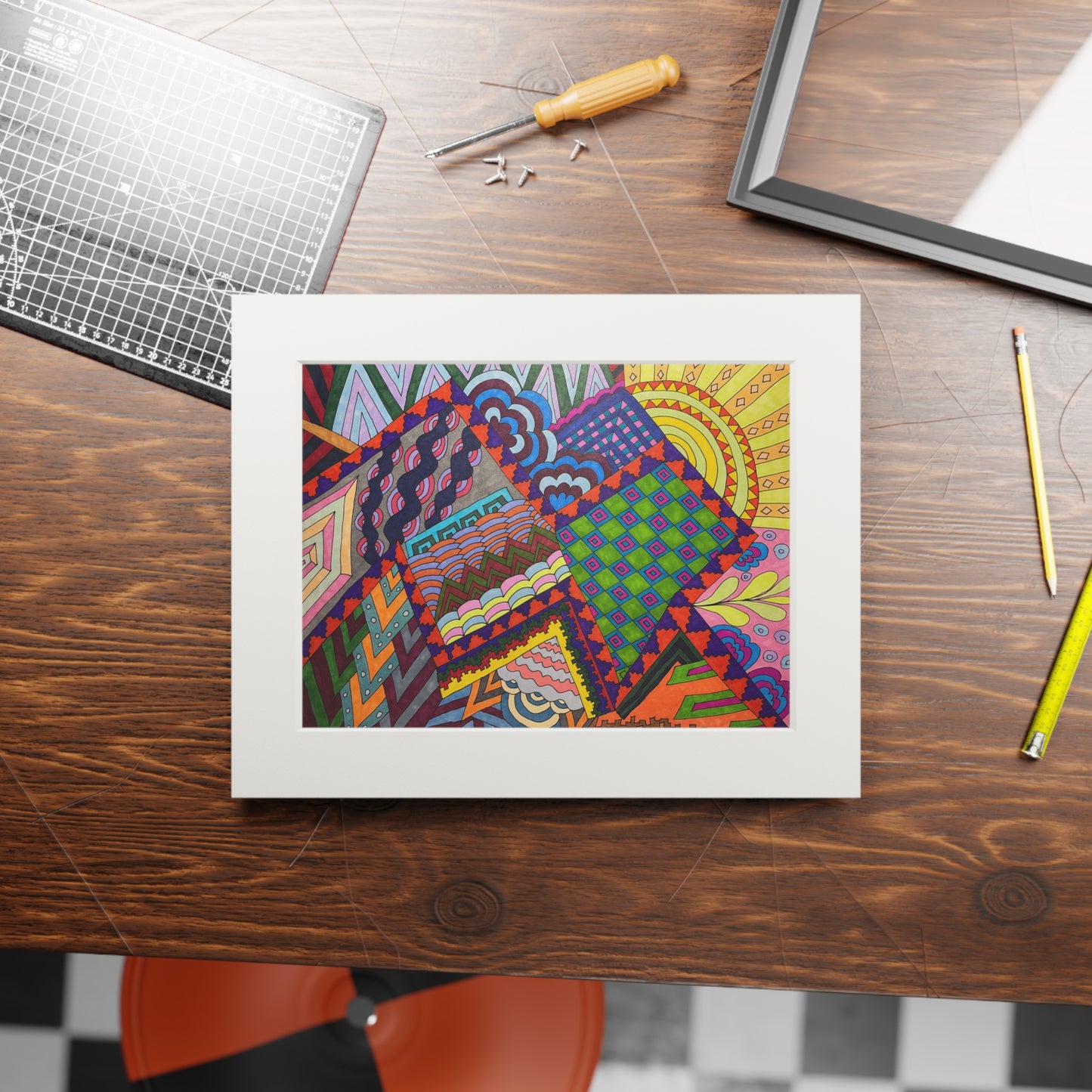 Fine Art Prints (Passepartout Paper Frame)