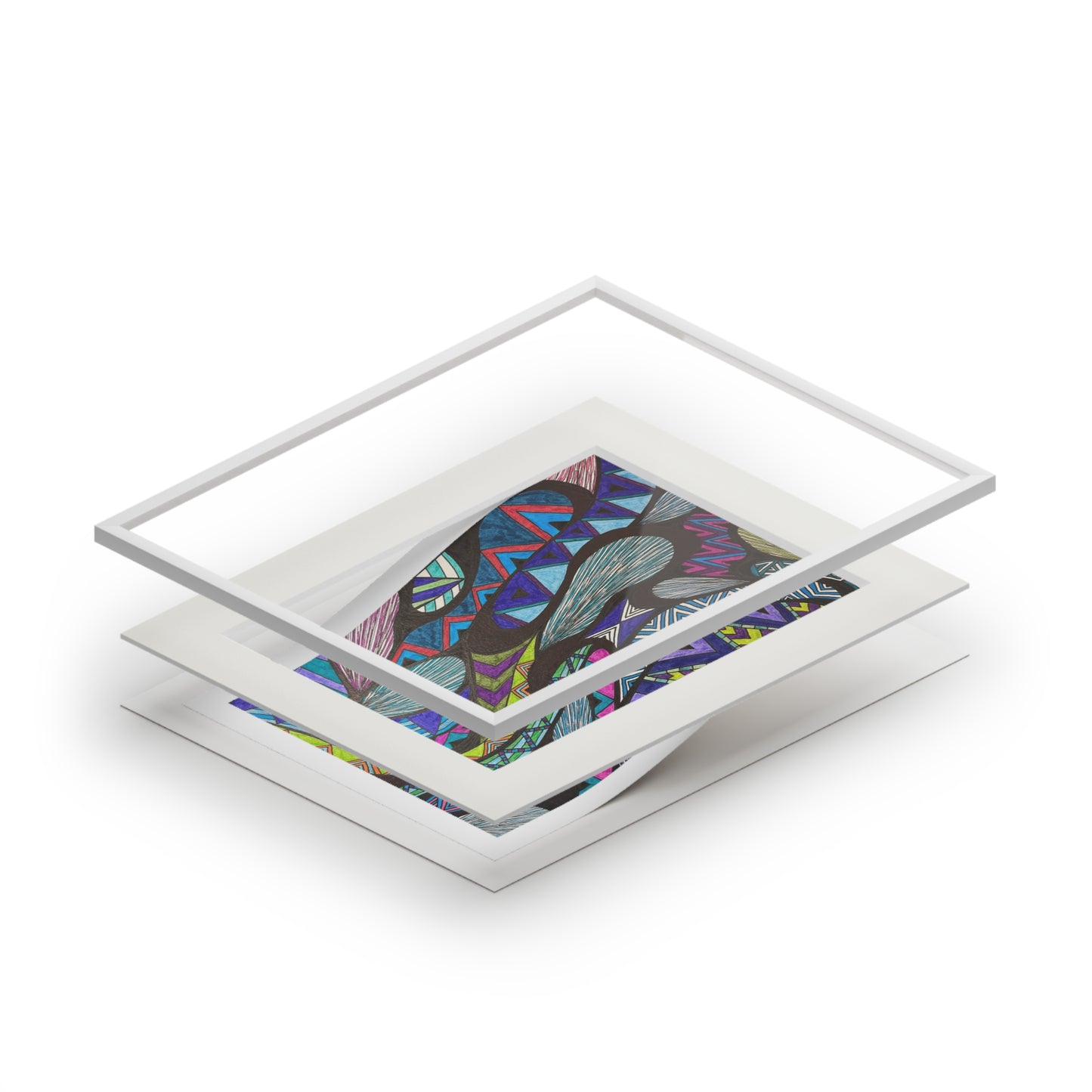 Fine Art Prints (Passepartout Paper Frame)