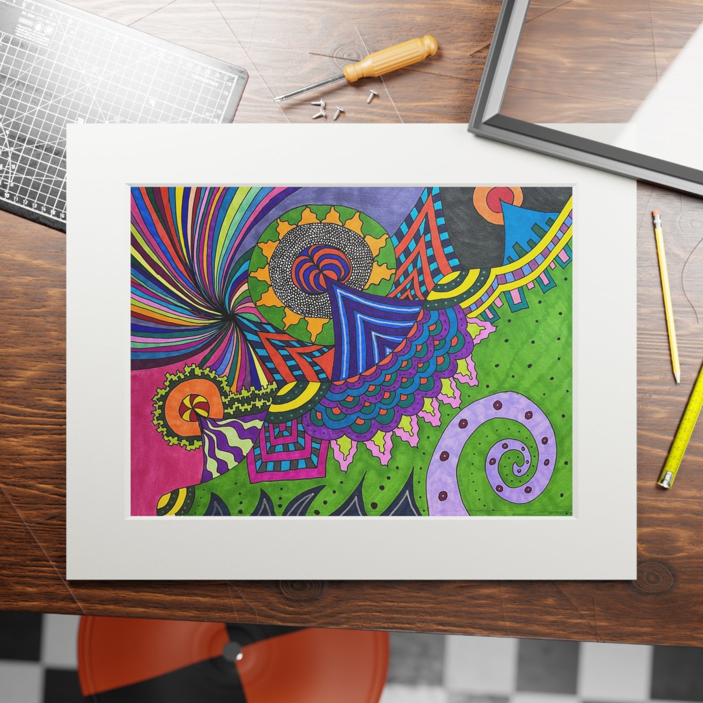 Fine Art Prints (Passepartout Paper Frame)