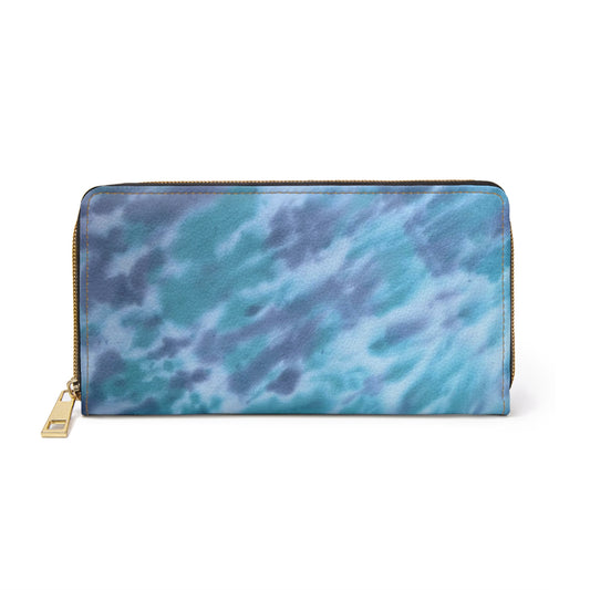Tye dye print Zipper Wallet