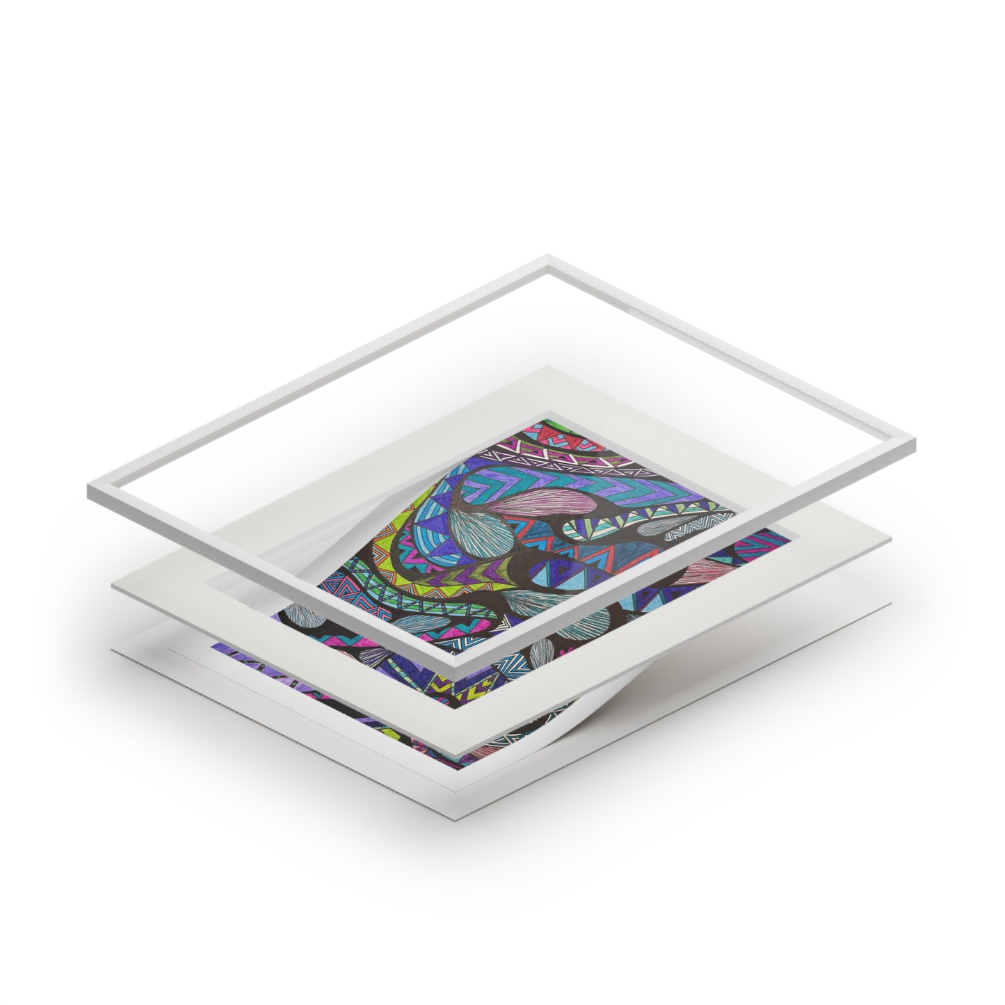Fine Art Prints (Passepartout Paper Frame)