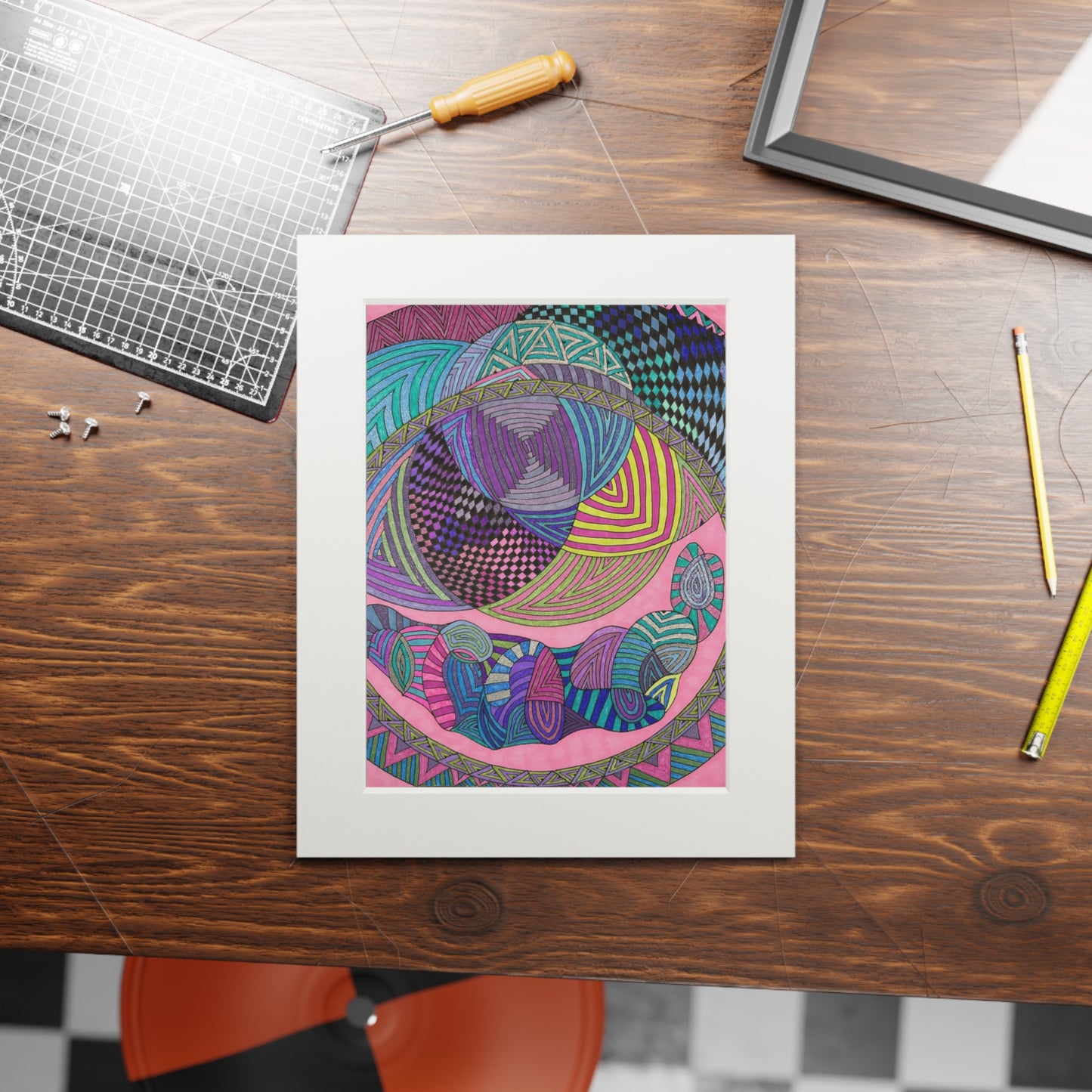 Fine Art Prints (Passepartout Paper Frame)