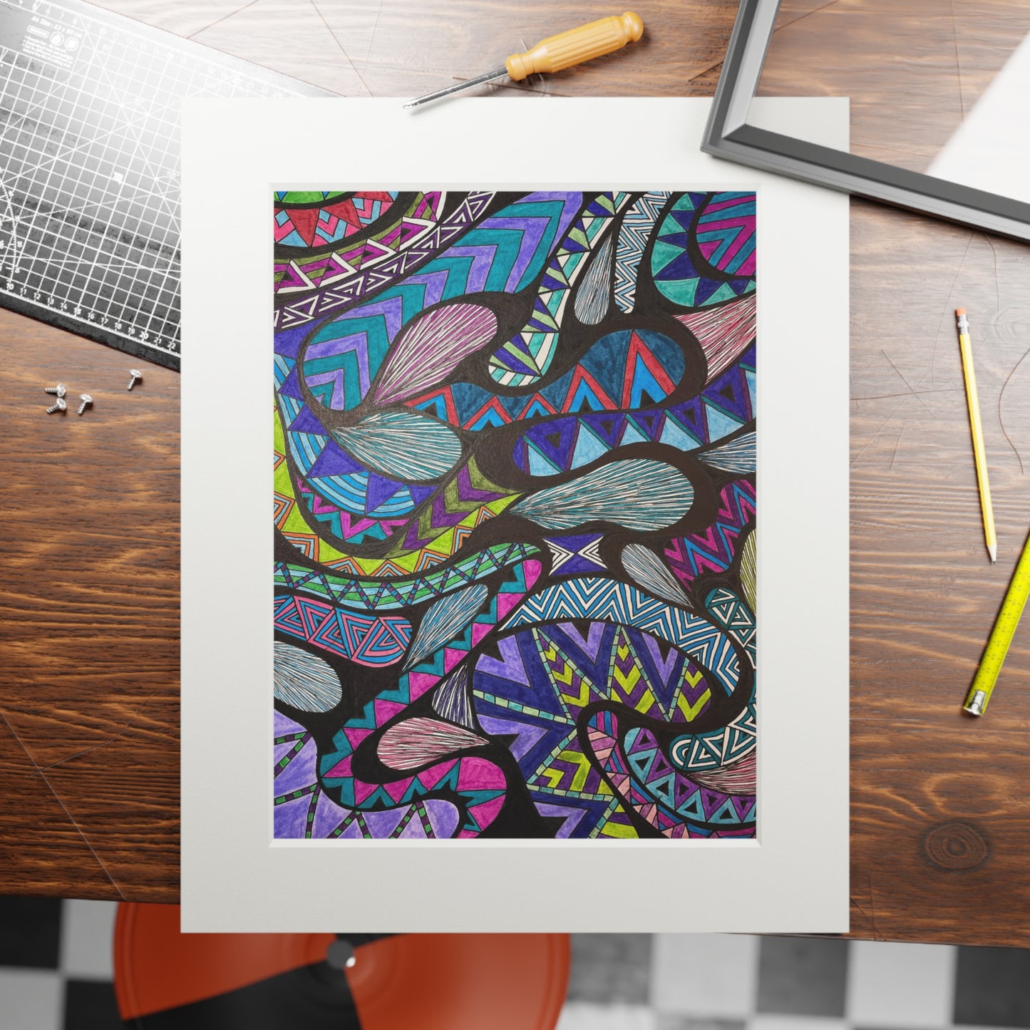 Fine Art Prints (Passepartout Paper Frame)