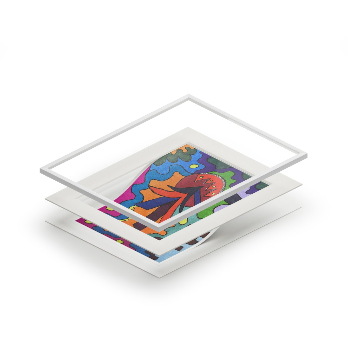 Fine Art Prints (Passepartout Paper Frame)