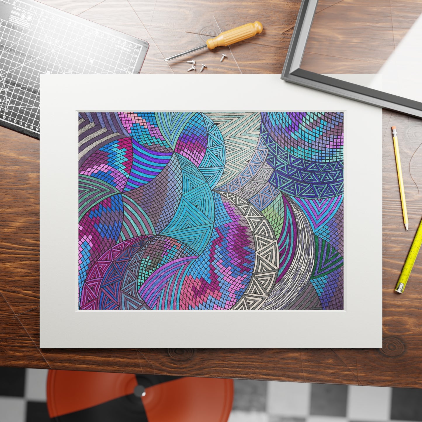 Fine Art Prints (Passepartout Paper Frame)