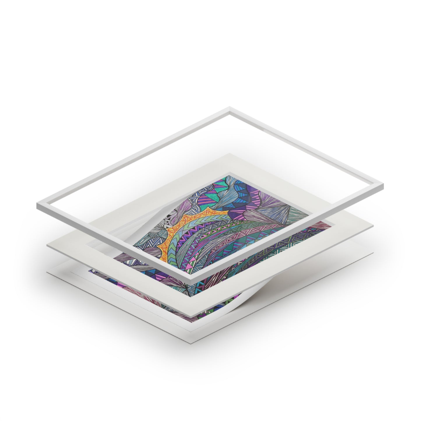 Fine Art Prints (Passepartout Paper Frame)
