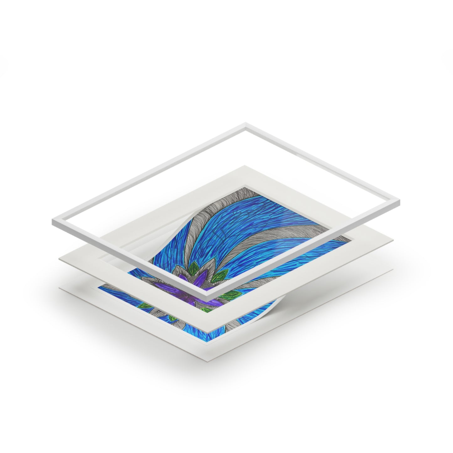 Fine Art Prints (Passepartout Paper Frame)