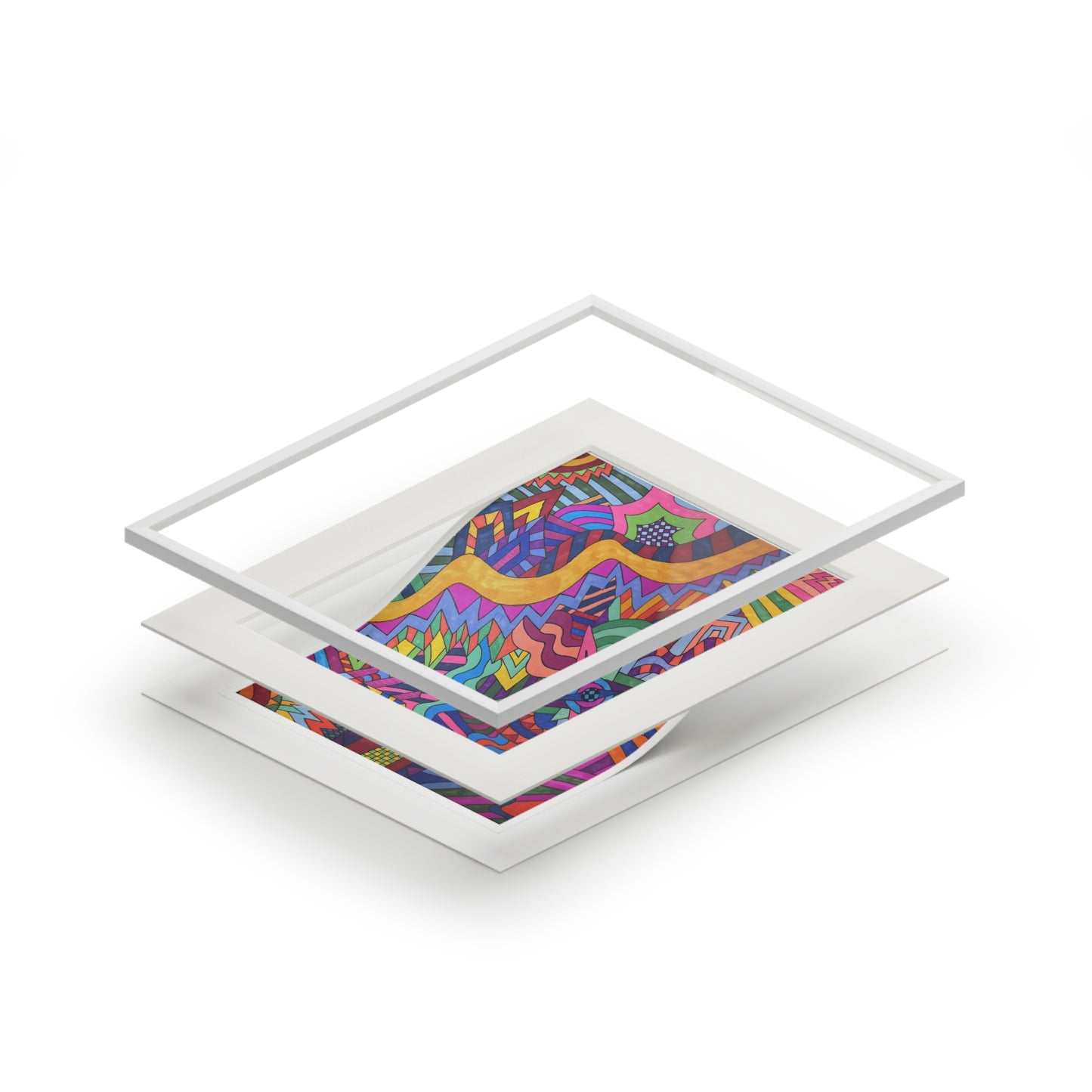 Fine Art Prints (Passepartout Paper Frame)