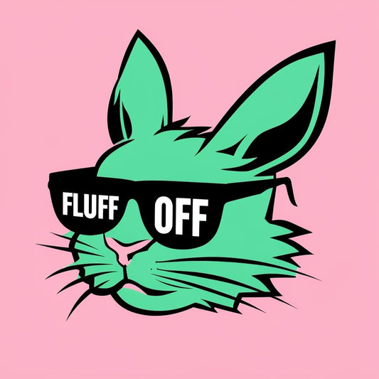 Fluff off bunny digital download bunny humor