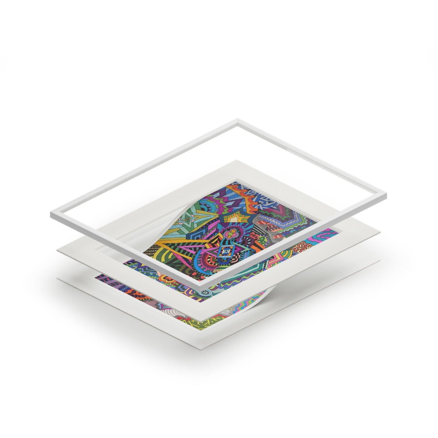 Fine Art Prints (Passepartout Paper Frame)