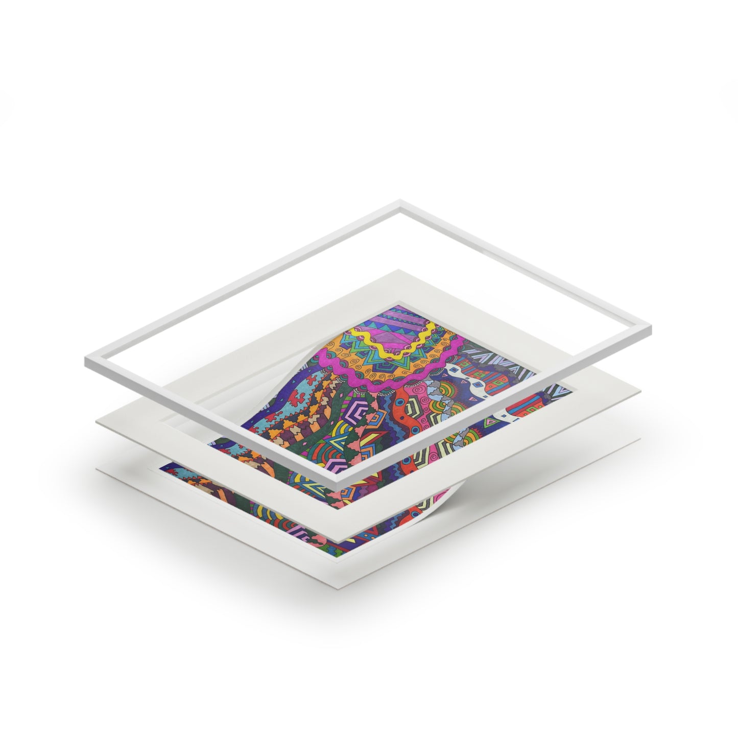 Fine Art Prints (Passepartout Paper Frame)